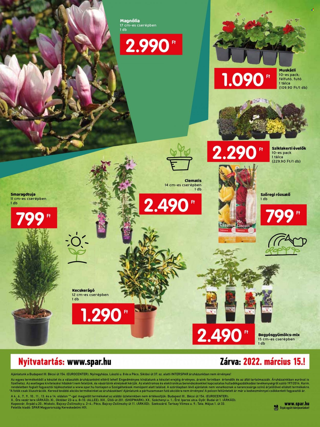 INTERSPAR akciós újságok - 2022.03.03 - 2022.04.06. Oldal 16
