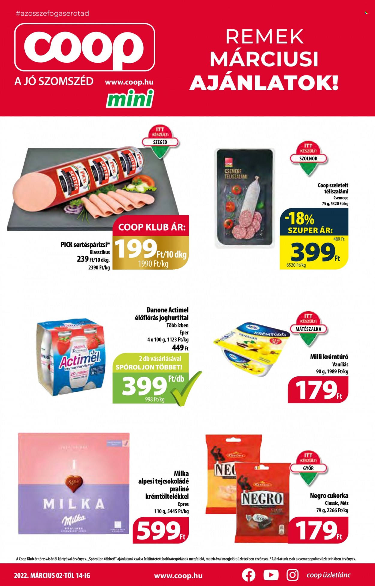 Coop akciós újságok - 2022.03.02 - 2022.03.14. Oldal 1