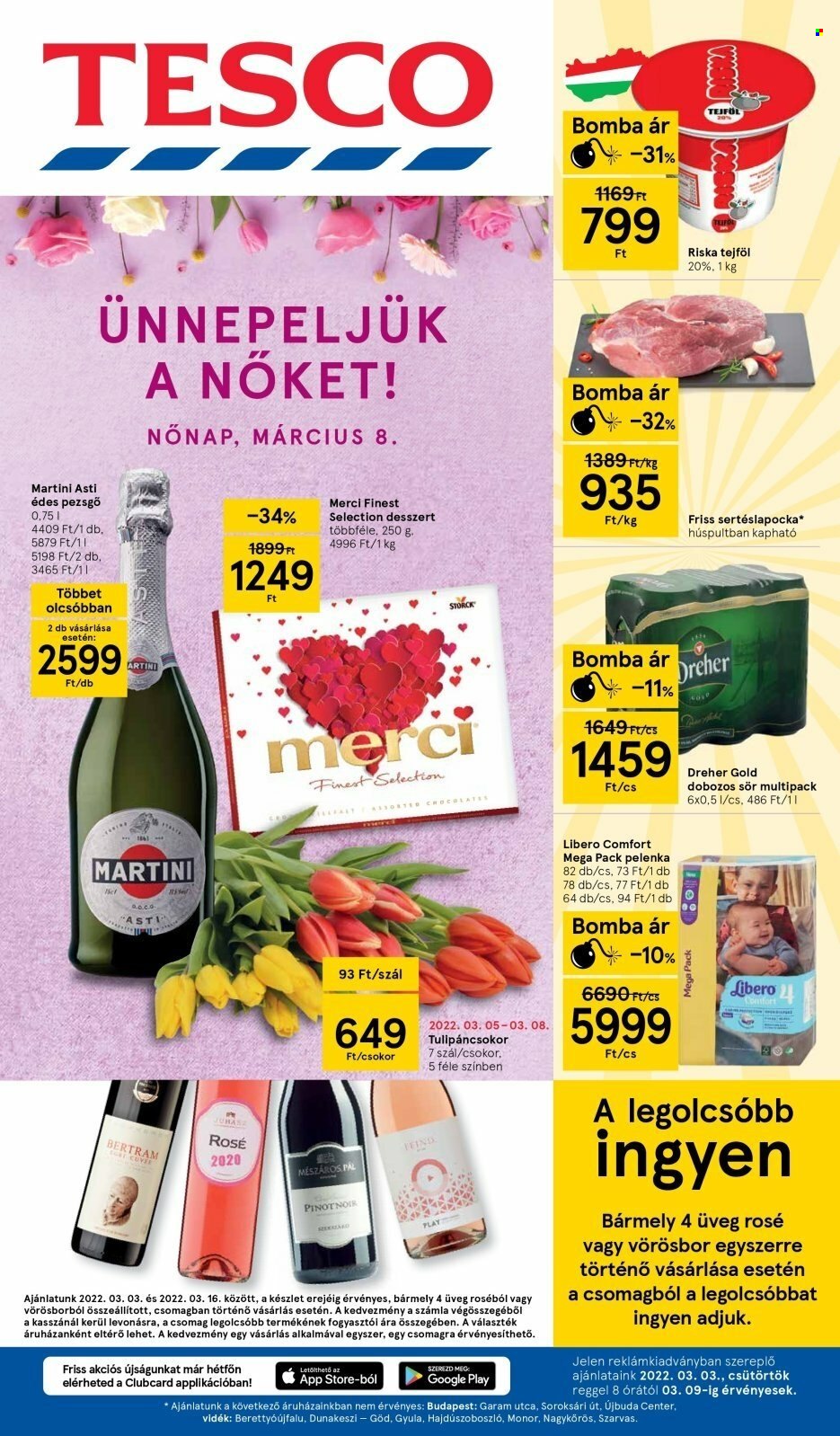 TESCO akciós újságok - 2022.03.03 - 2022.03.09. Oldal 1