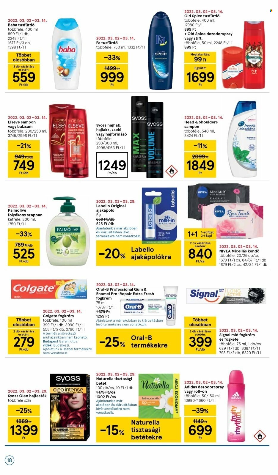 TESCO akciós újságok - 2022.03.03 - 2022.03.09. Oldal 18