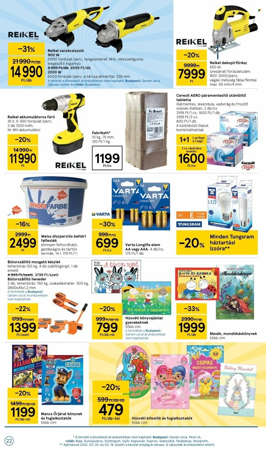 TESCO akciós újságok - 2022.03.03 - 2022.03.09. Oldal 22