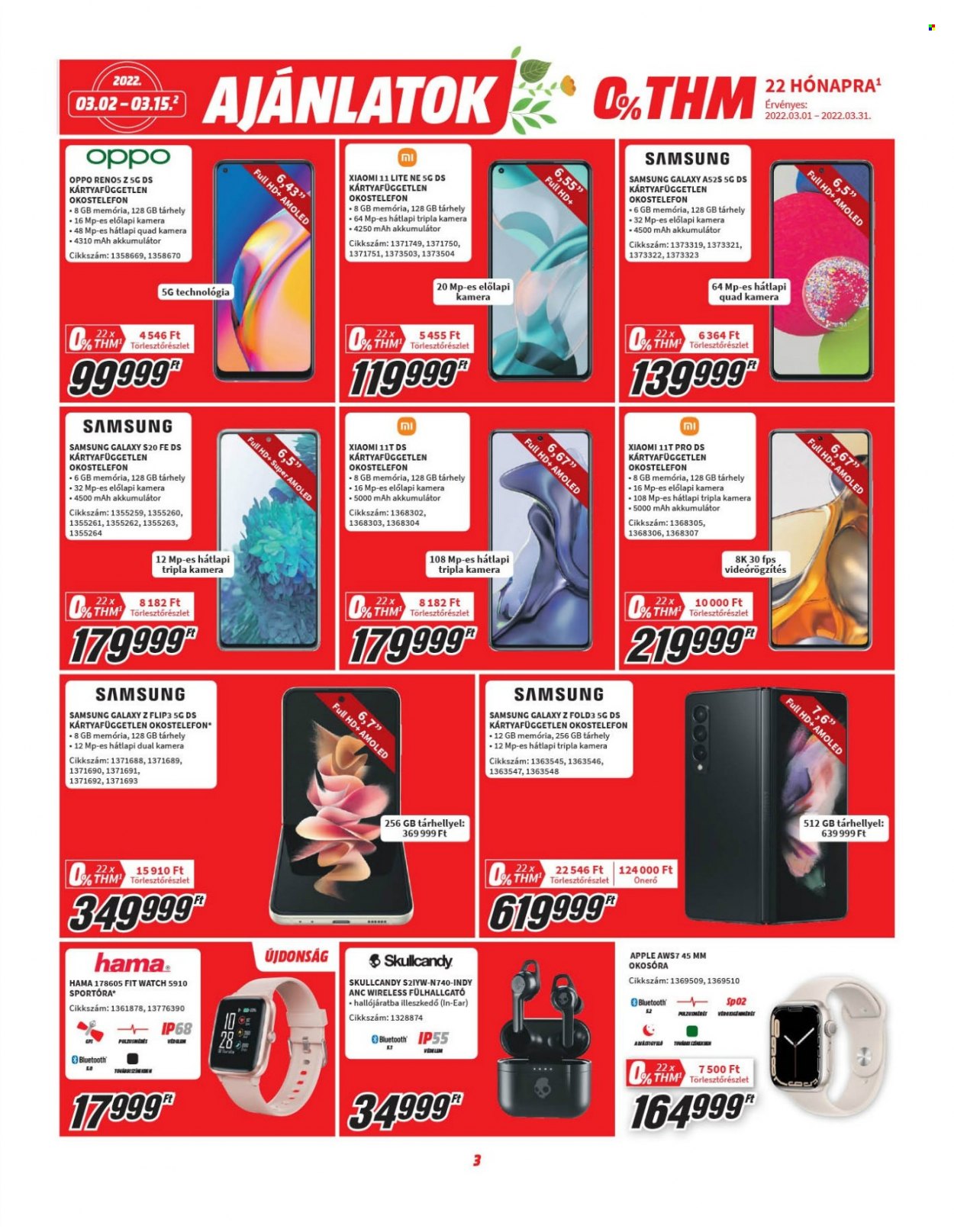 MediaMarkt akciós újságok - 2022.03.02 - 2022.03.15. Oldal 3