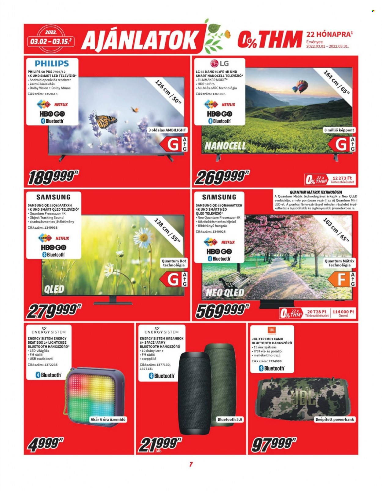 MediaMarkt akciós újságok - 2022.03.02 - 2022.03.15. Oldal 7