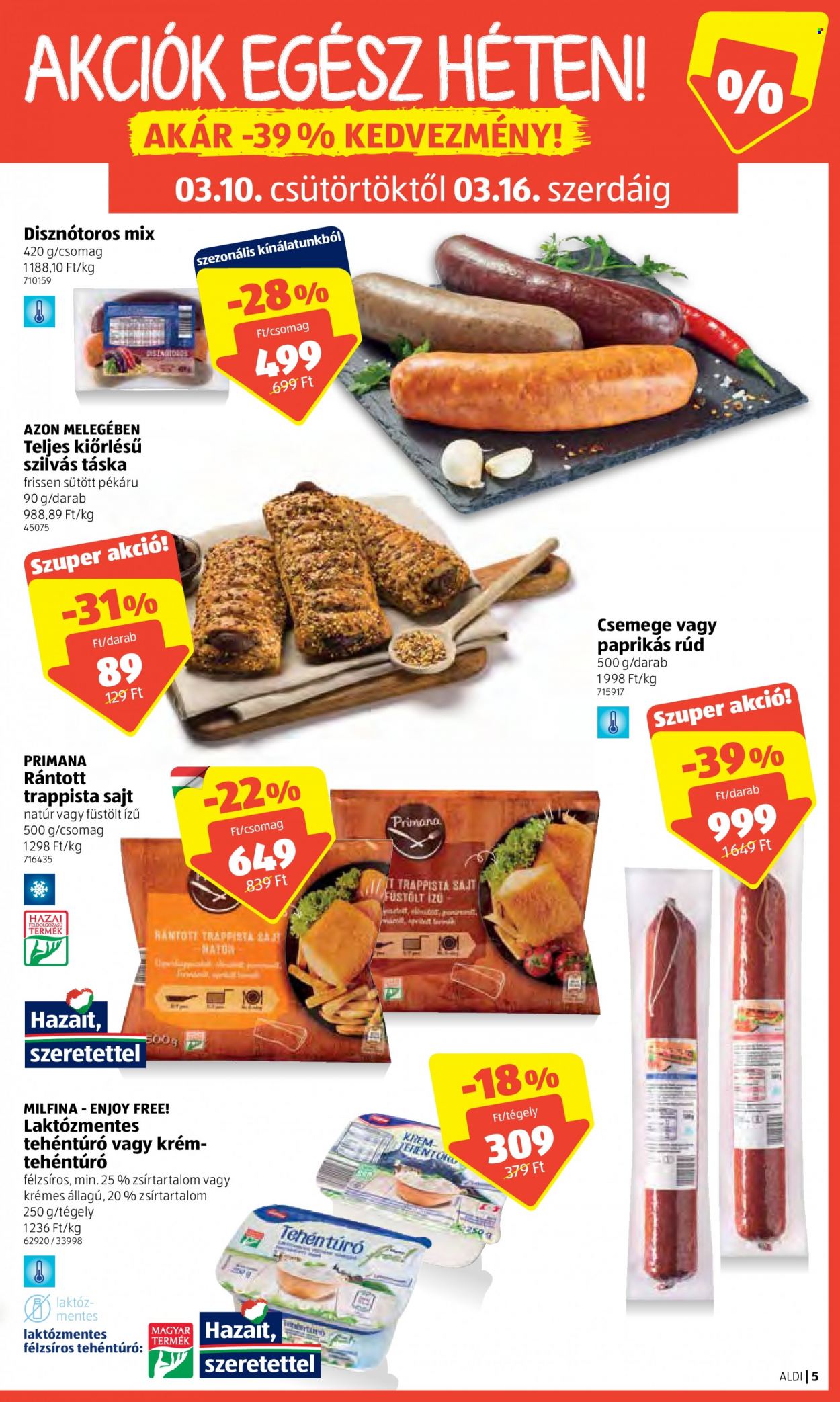 Aldi akciós újságok - 2022.03.10 - 2022.03.16. Oldal 5