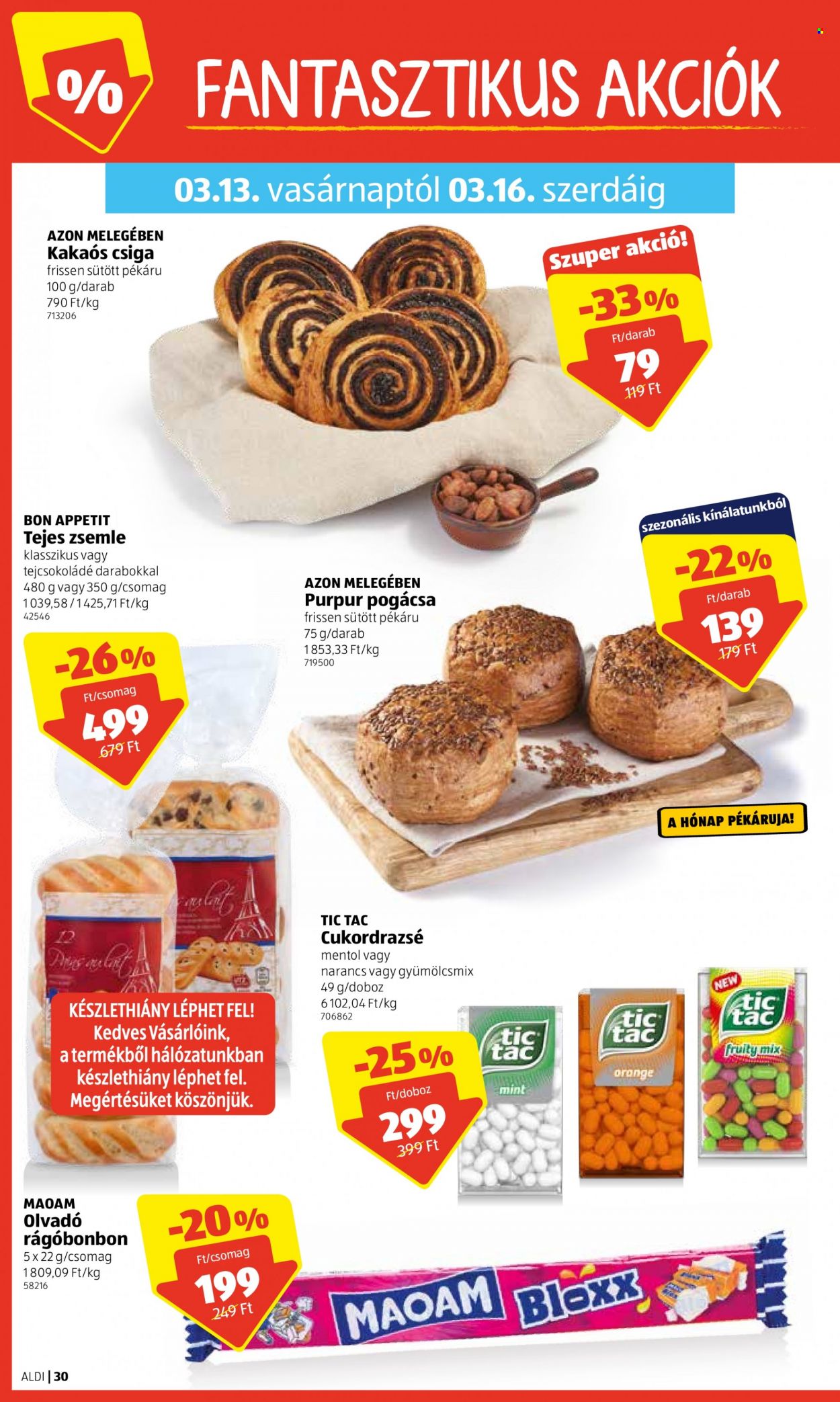 Aldi akciós újságok - 2022.03.10 - 2022.03.16. Oldal 30
