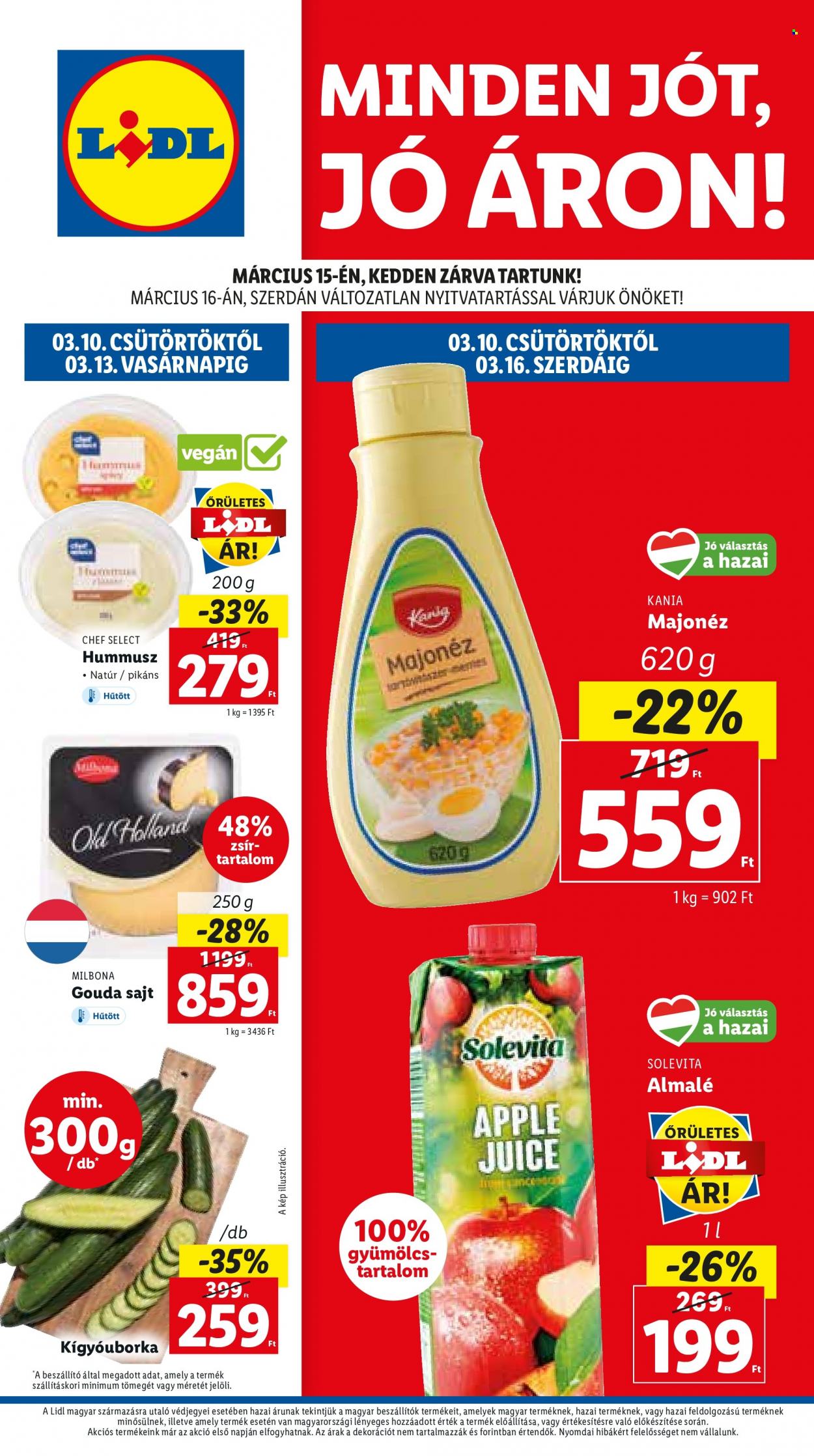 Lidl akciós újságok - 2022.03.10 - 2022.03.16. Oldal 1