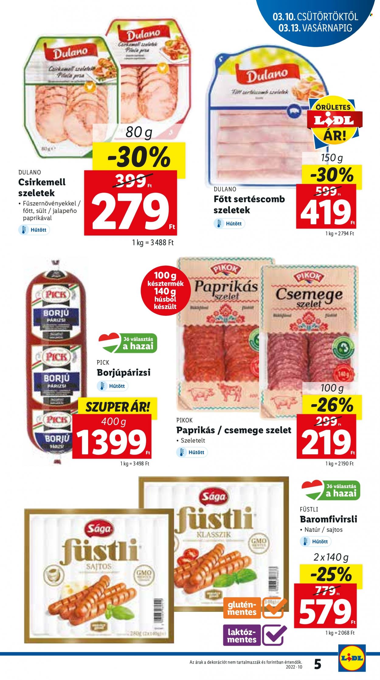 Lidl akciós újságok - 2022.03.10 - 2022.03.16. Oldal 5