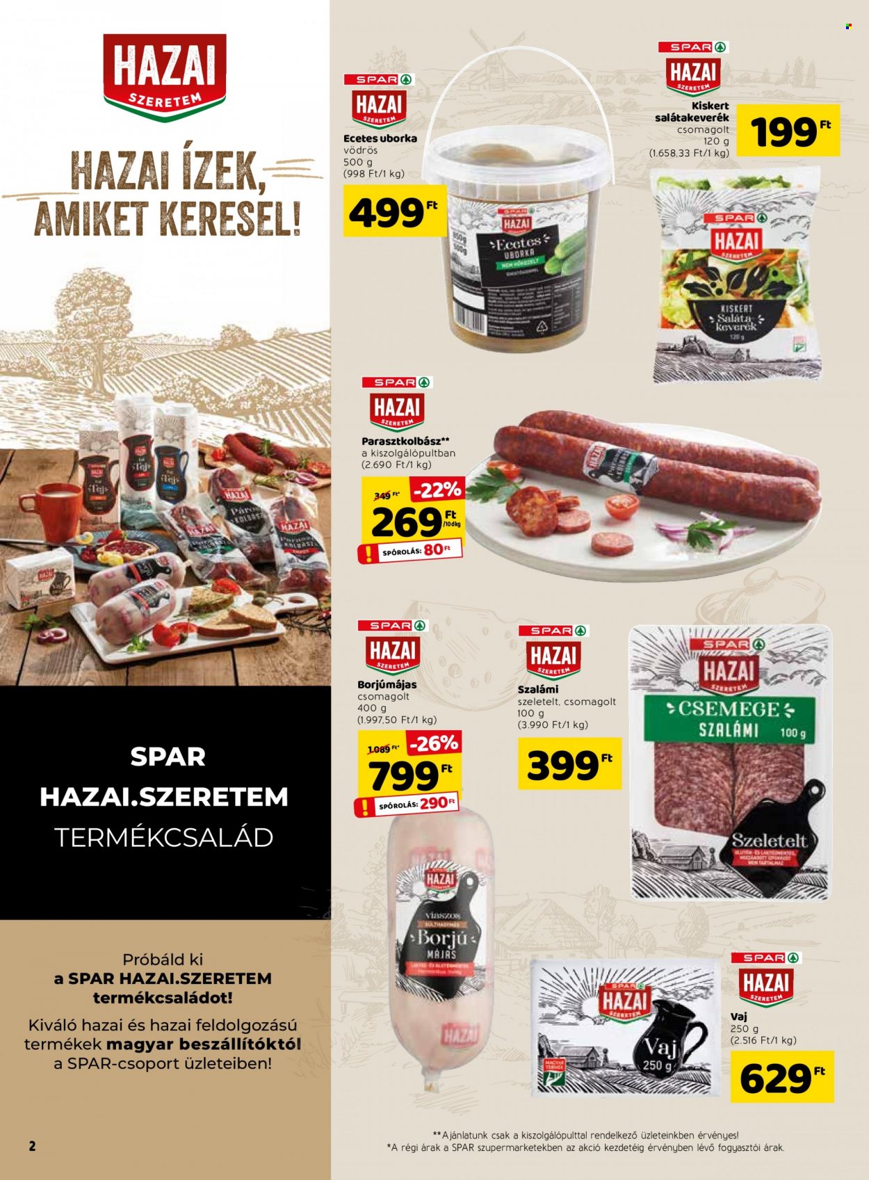 SPAR akciós újságok - 2022.03.10 - 2022.03.16. Oldal 2