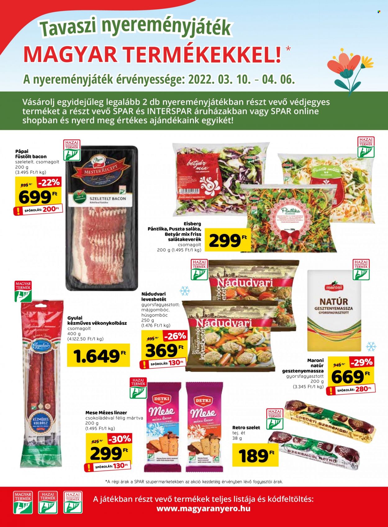 SPAR akciós újságok - 2022.03.10 - 2022.03.16. Oldal 6
