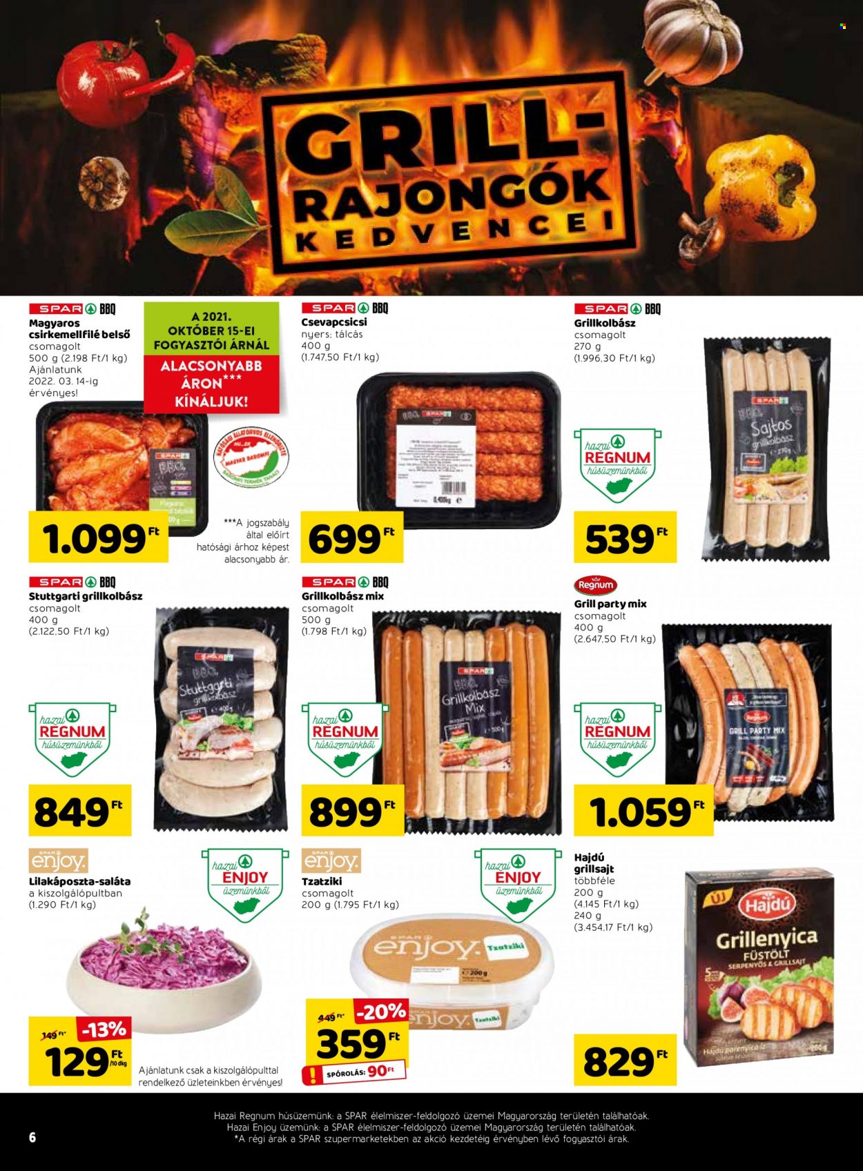 SPAR akciós újságok - 2022.03.10 - 2022.03.16. Oldal 8