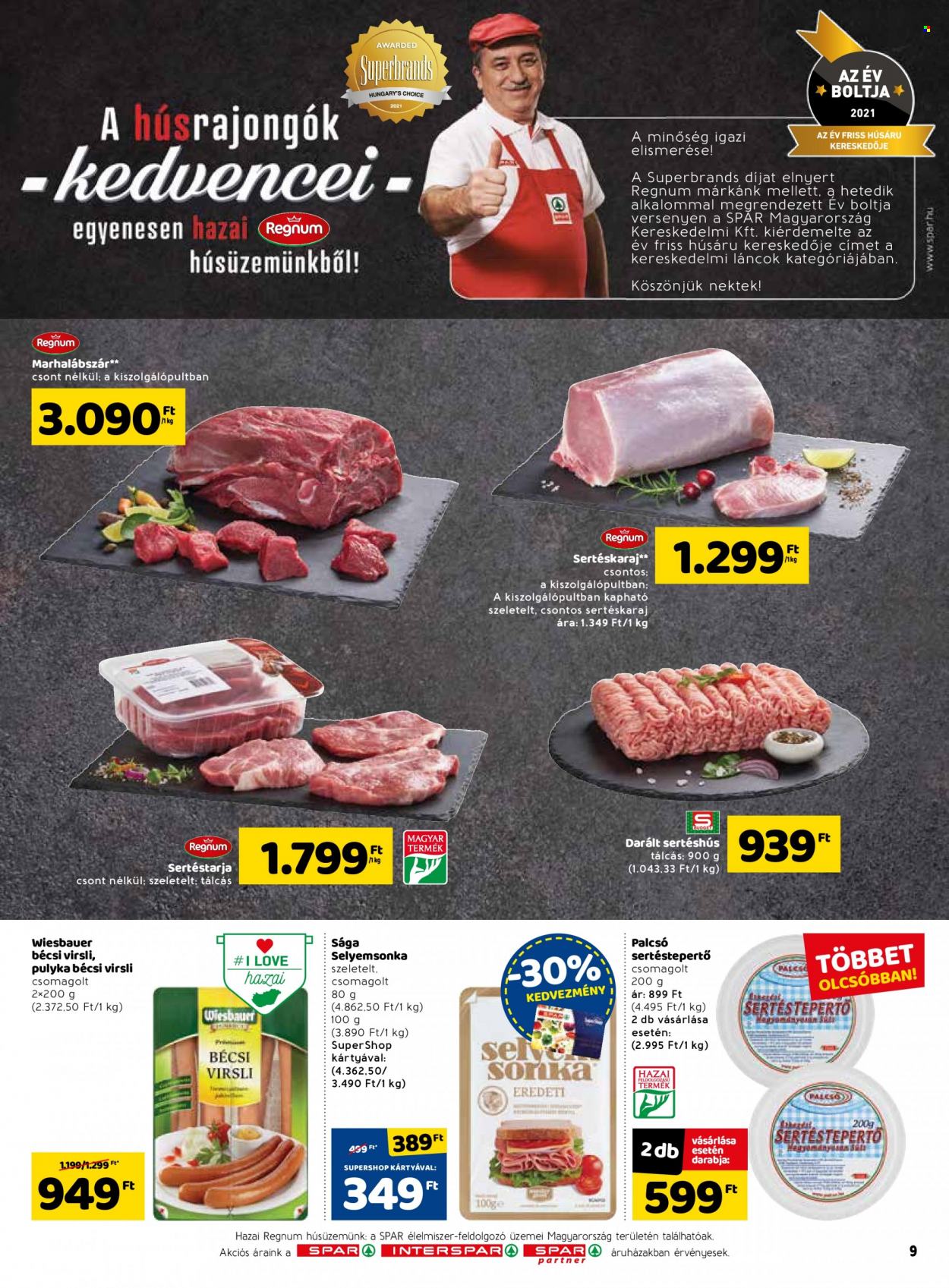 SPAR akciós újságok - 2022.03.10 - 2022.03.16. Oldal 13