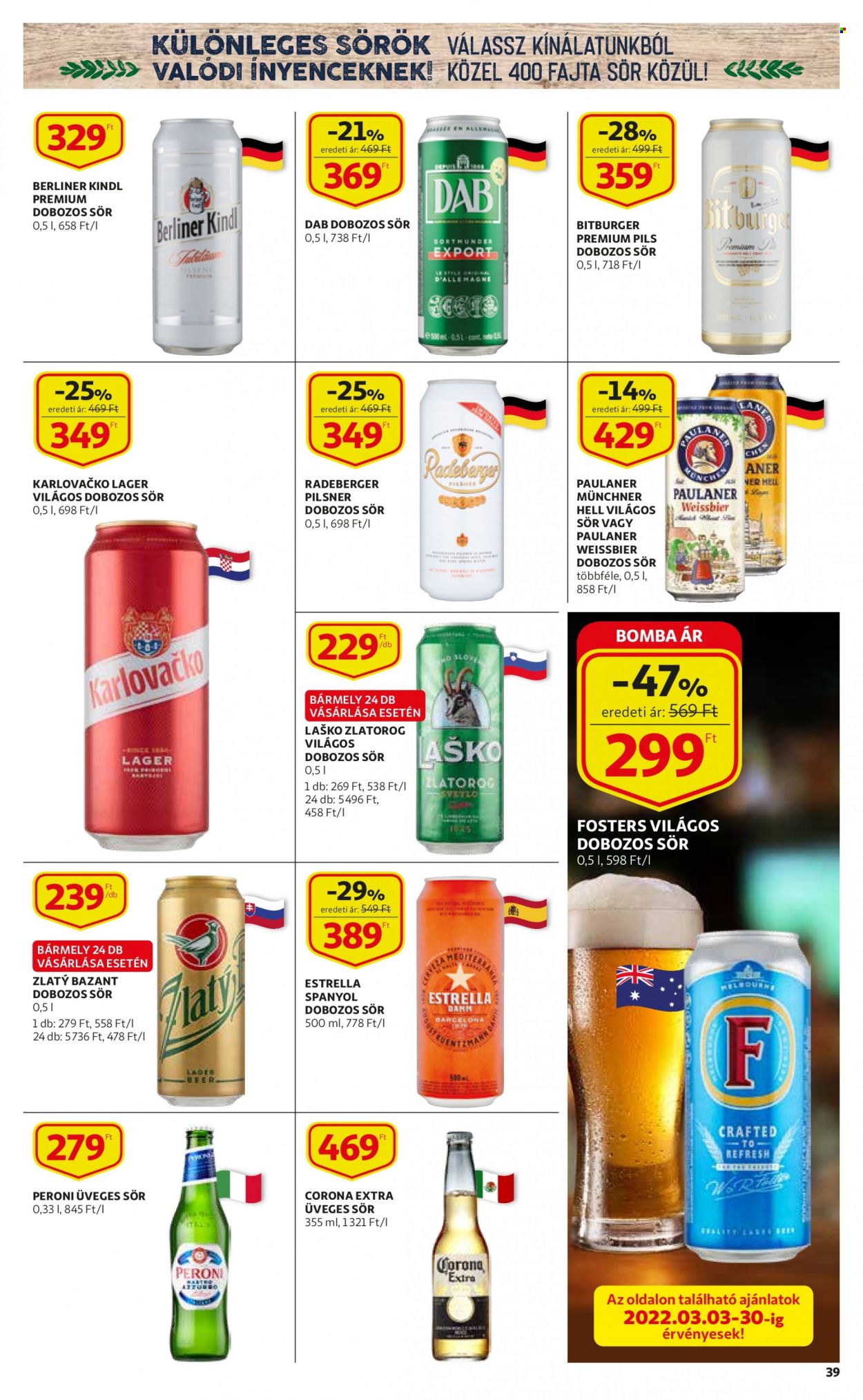 Auchan akciós újságok - 2022.03.10 - 2022.03.16. Oldal 39