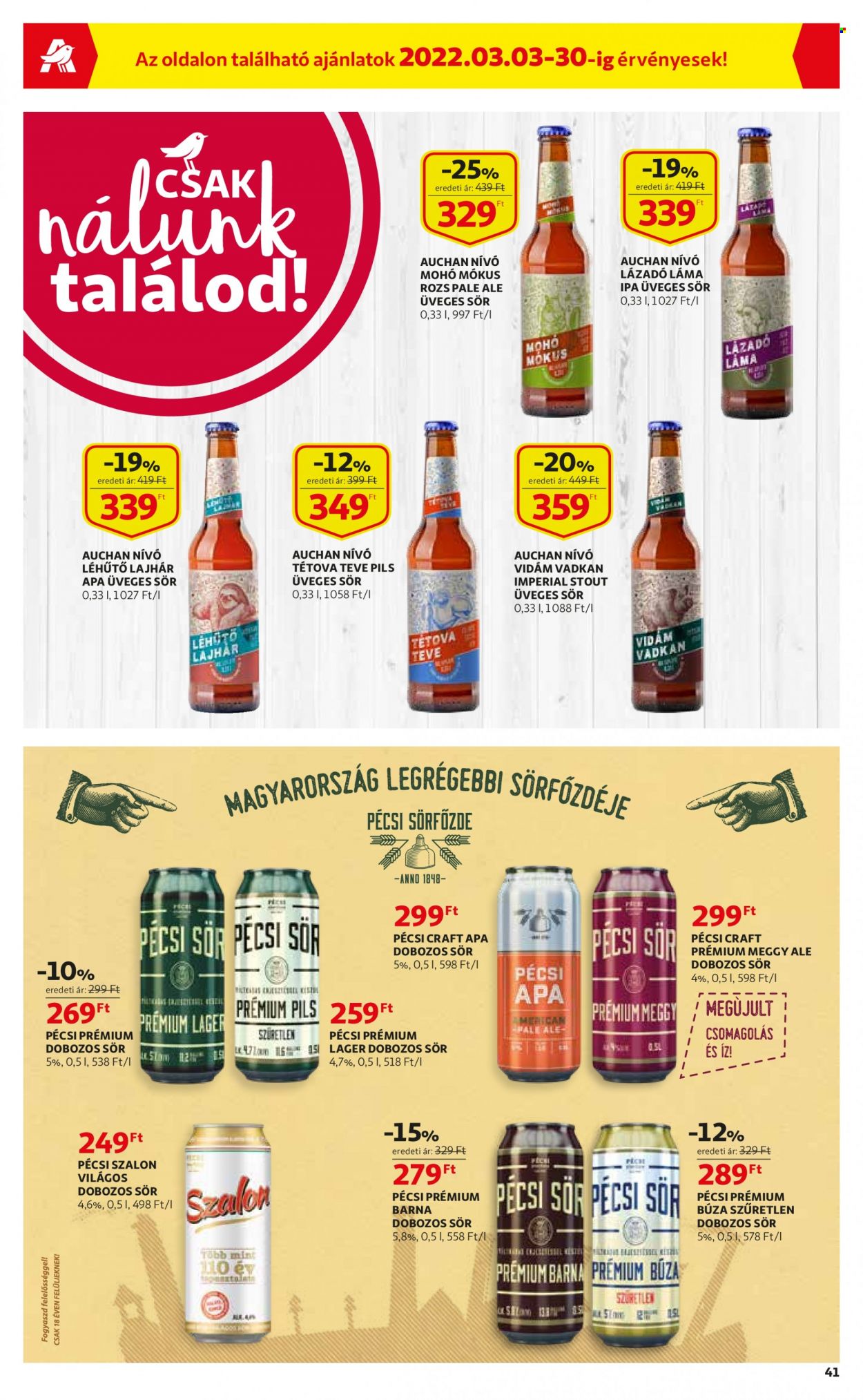 Auchan akciós újságok - 2022.03.10 - 2022.03.16. Oldal 41