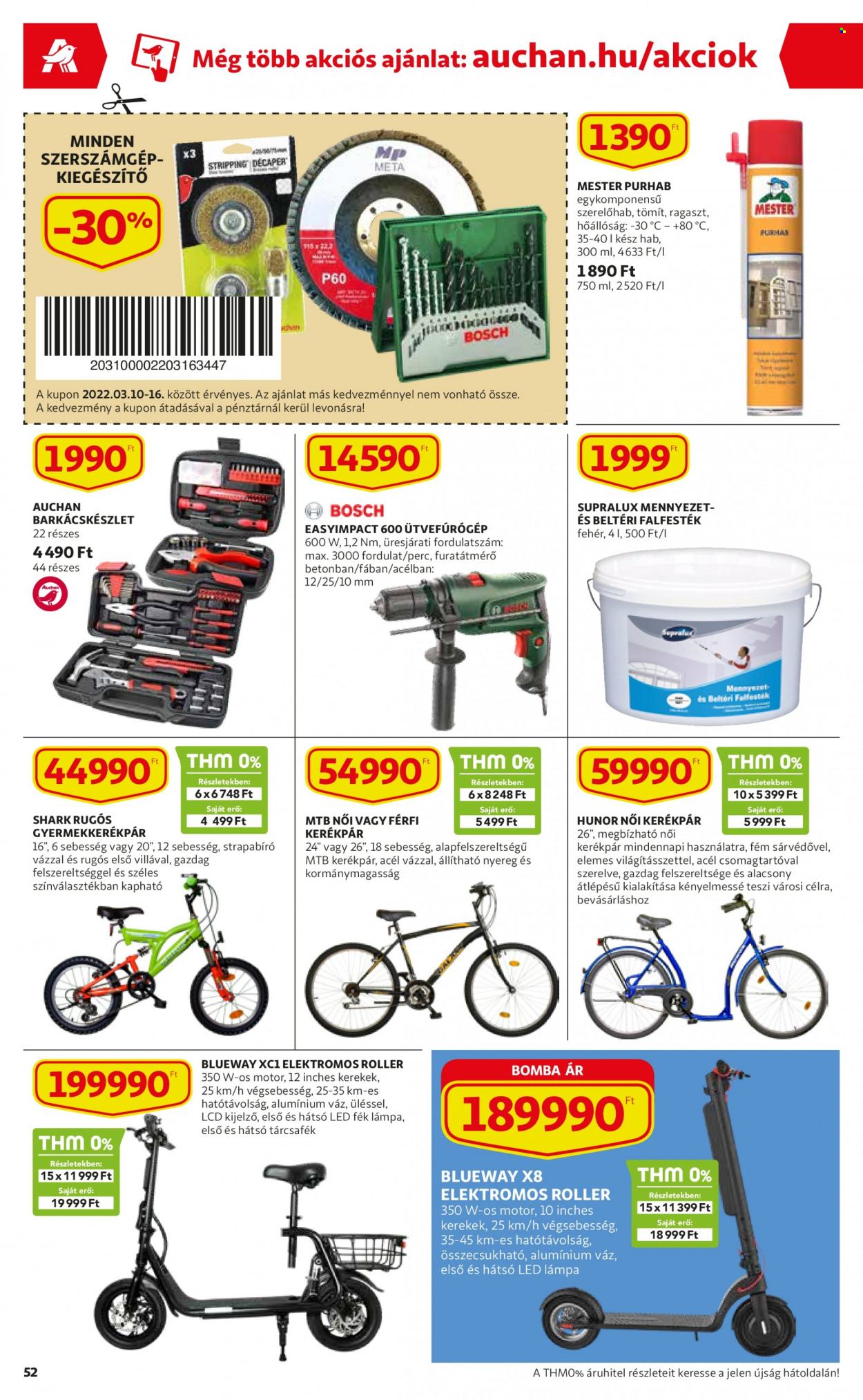Auchan akciós újságok - 2022.03.10 - 2022.03.16. Oldal 52