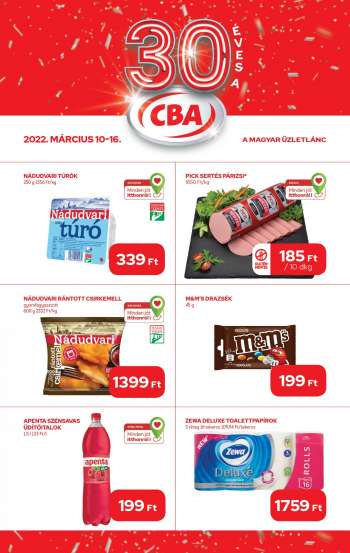 Újság CBA - 2022.03.10 - 2022.03.16.