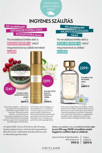 Újság Oriflame - 2022.03.08 - 2022.03.28.