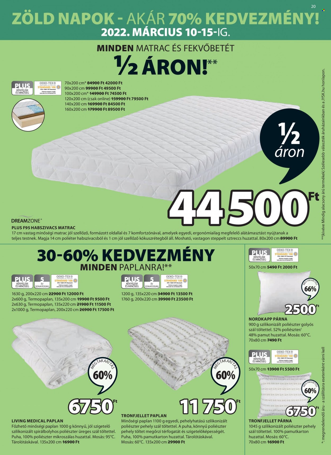 JYSK akciós újságok - 2022.03.10 - 2022.03.23. Oldal 21