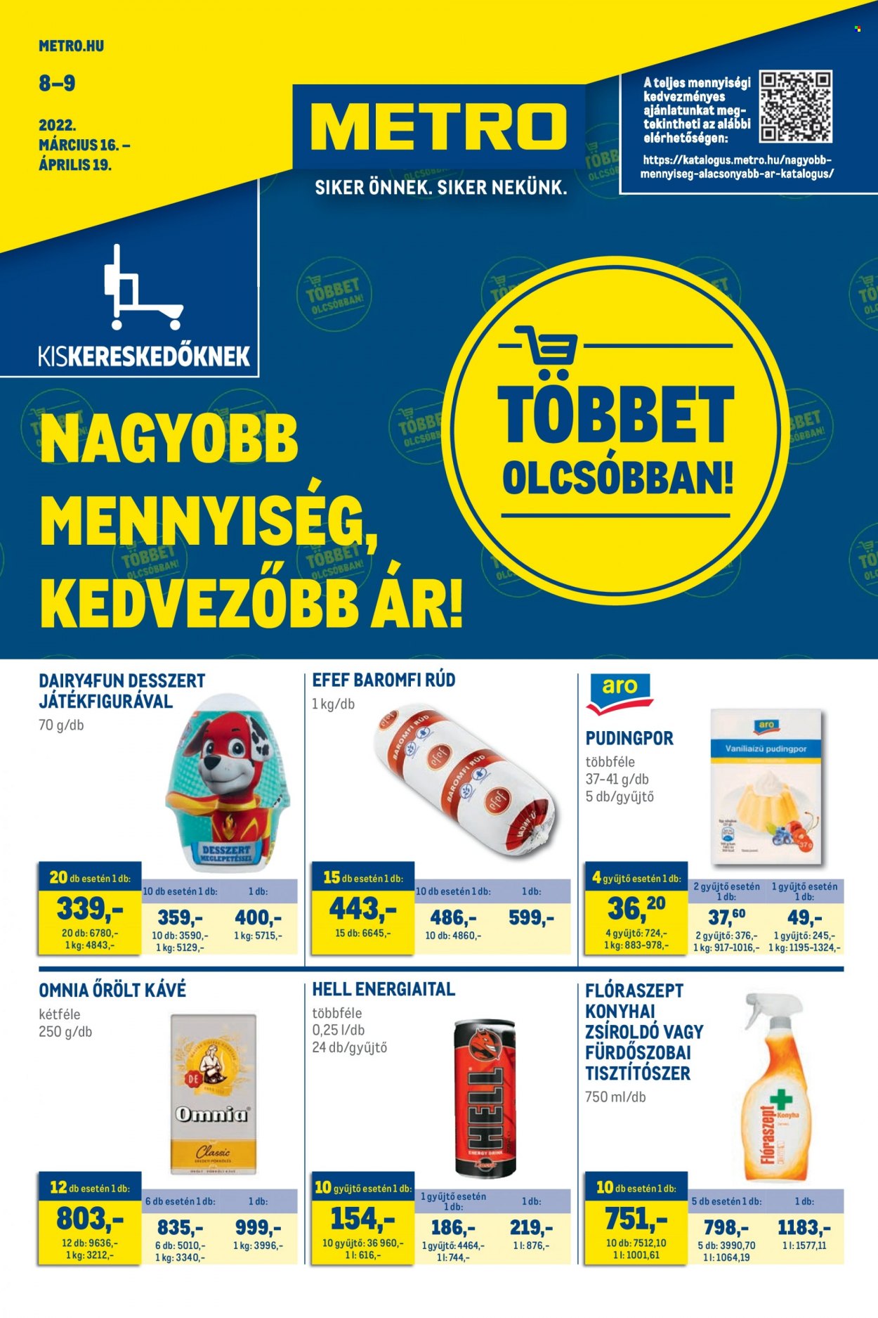 Metro akciós újságok - 2022.03.16 - 2022.04.19. Oldal 1