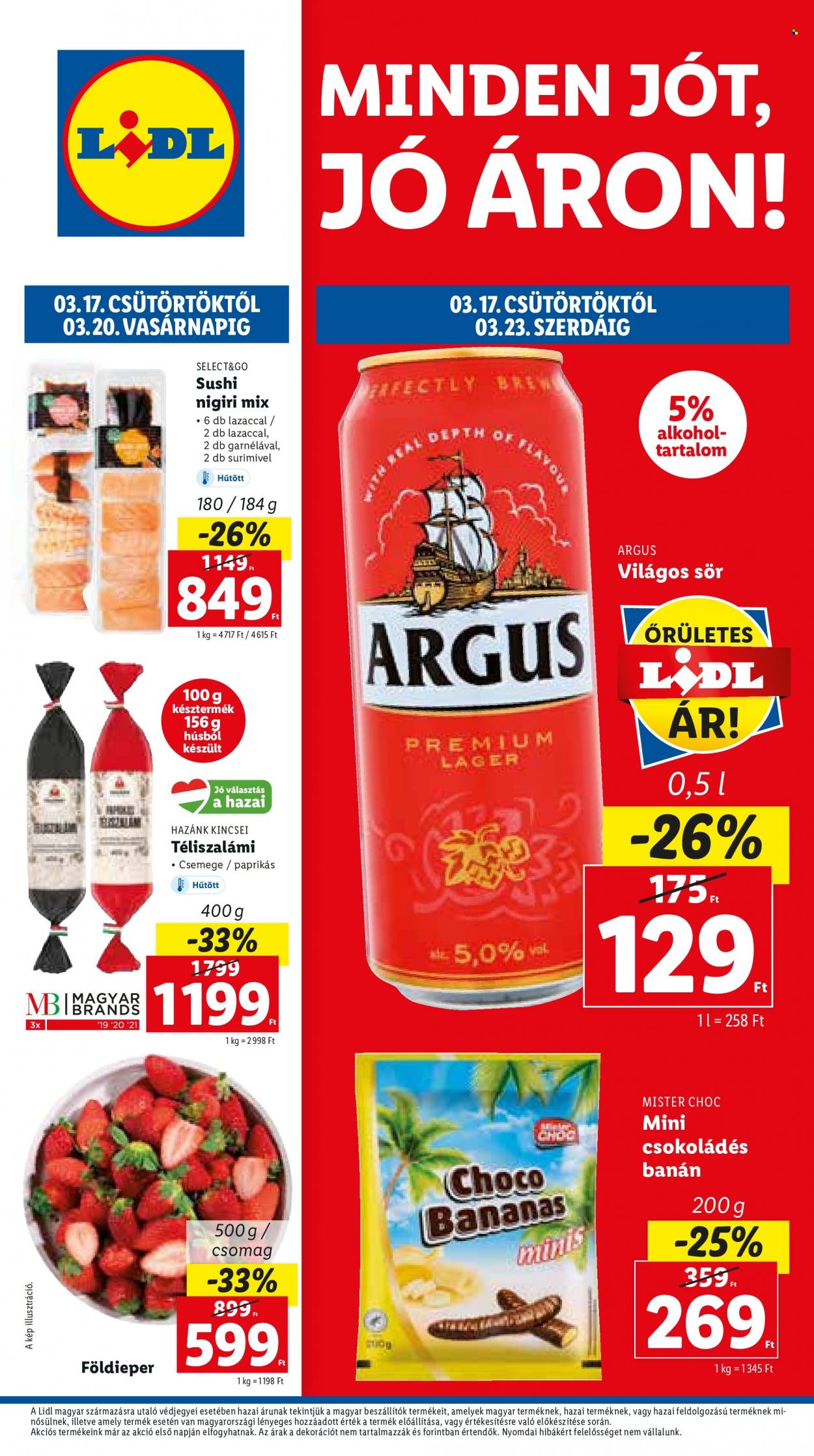 Lidl akciós újságok - 2022.03.17 - 2022.03.23. Oldal 1