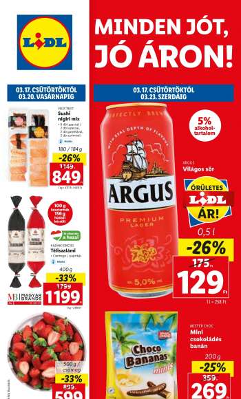 Újság Lidl - 2022.03.17 - 2022.03.23.