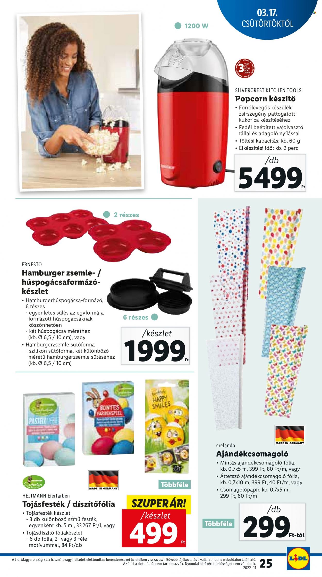 Lidl akciós újságok - 2022.03.17 - 2022.03.23. Oldal 25