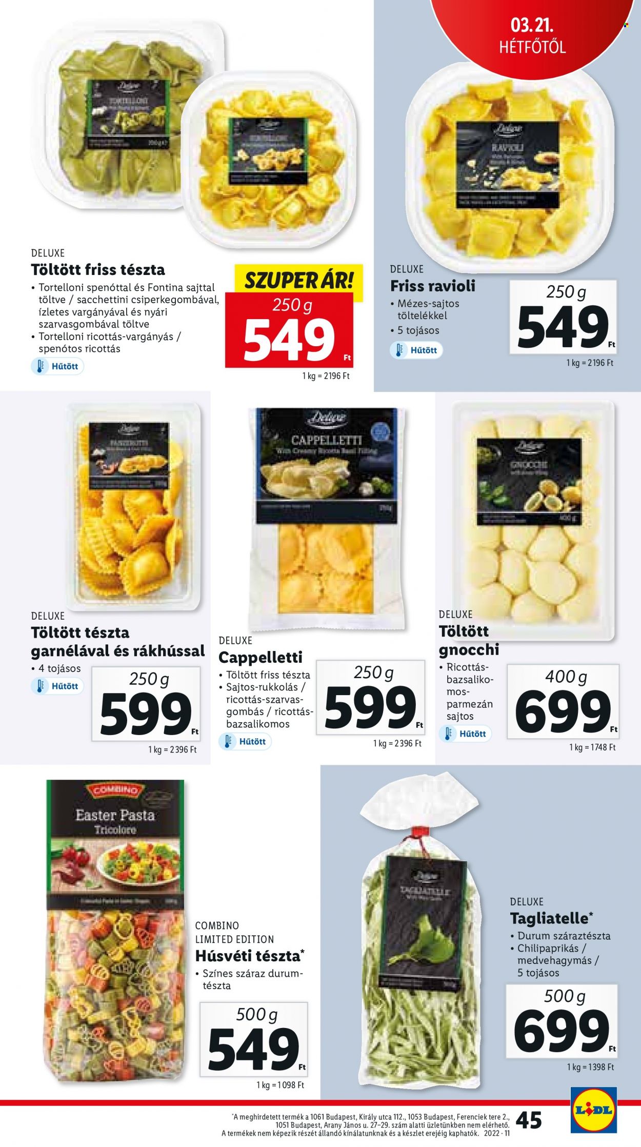 Lidl akciós újságok - 2022.03.17 - 2022.03.23. Oldal 45