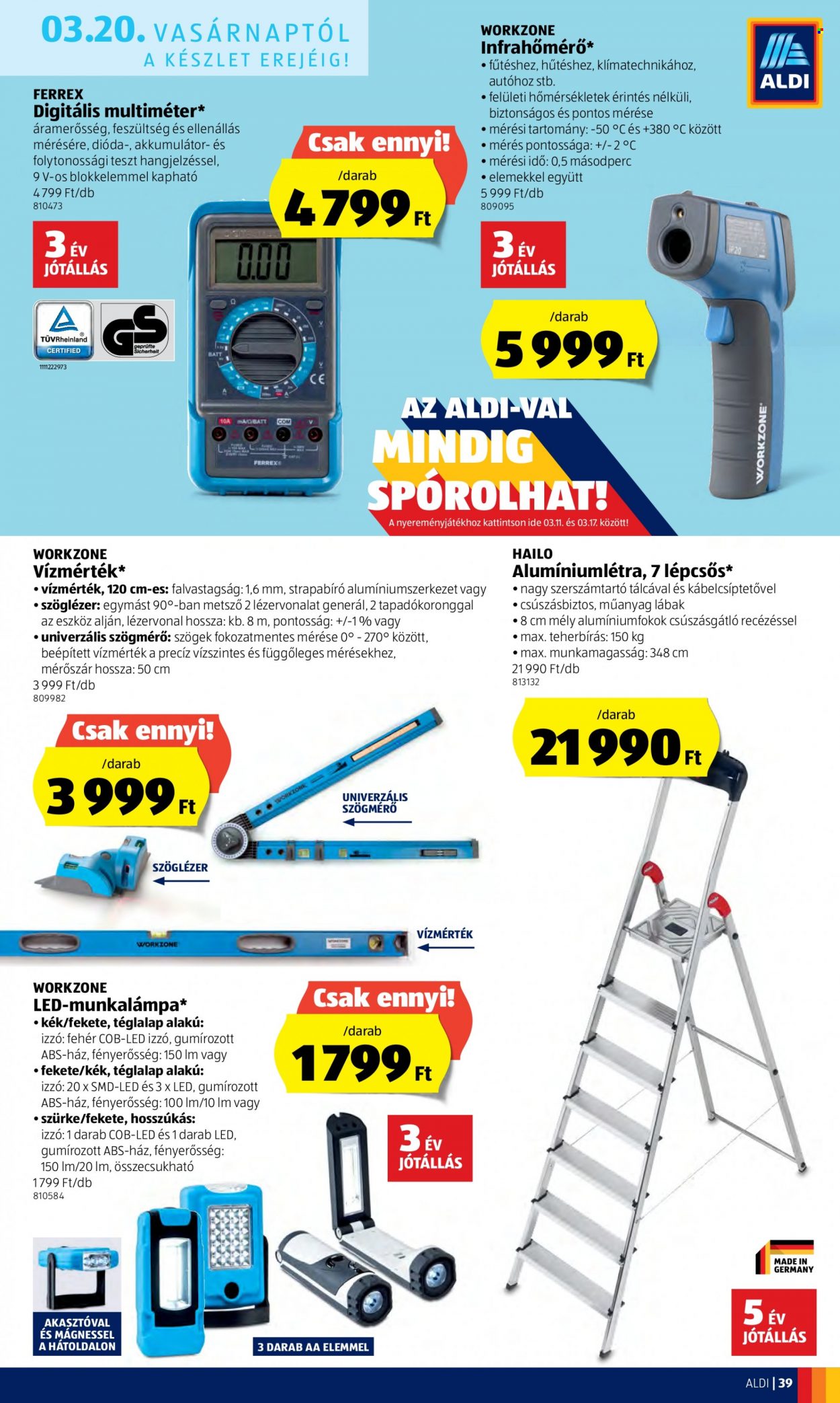 Aldi akciós újságok - 2022.03.17 - 2022.03.23. Oldal 41