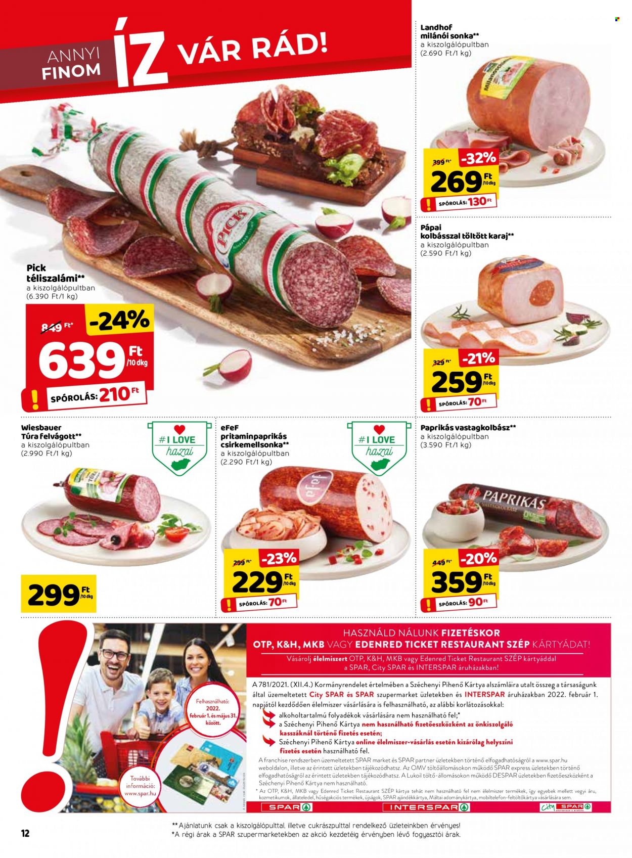 SPAR akciós újságok - 2022.03.17 - 2022.03.23. Oldal 16