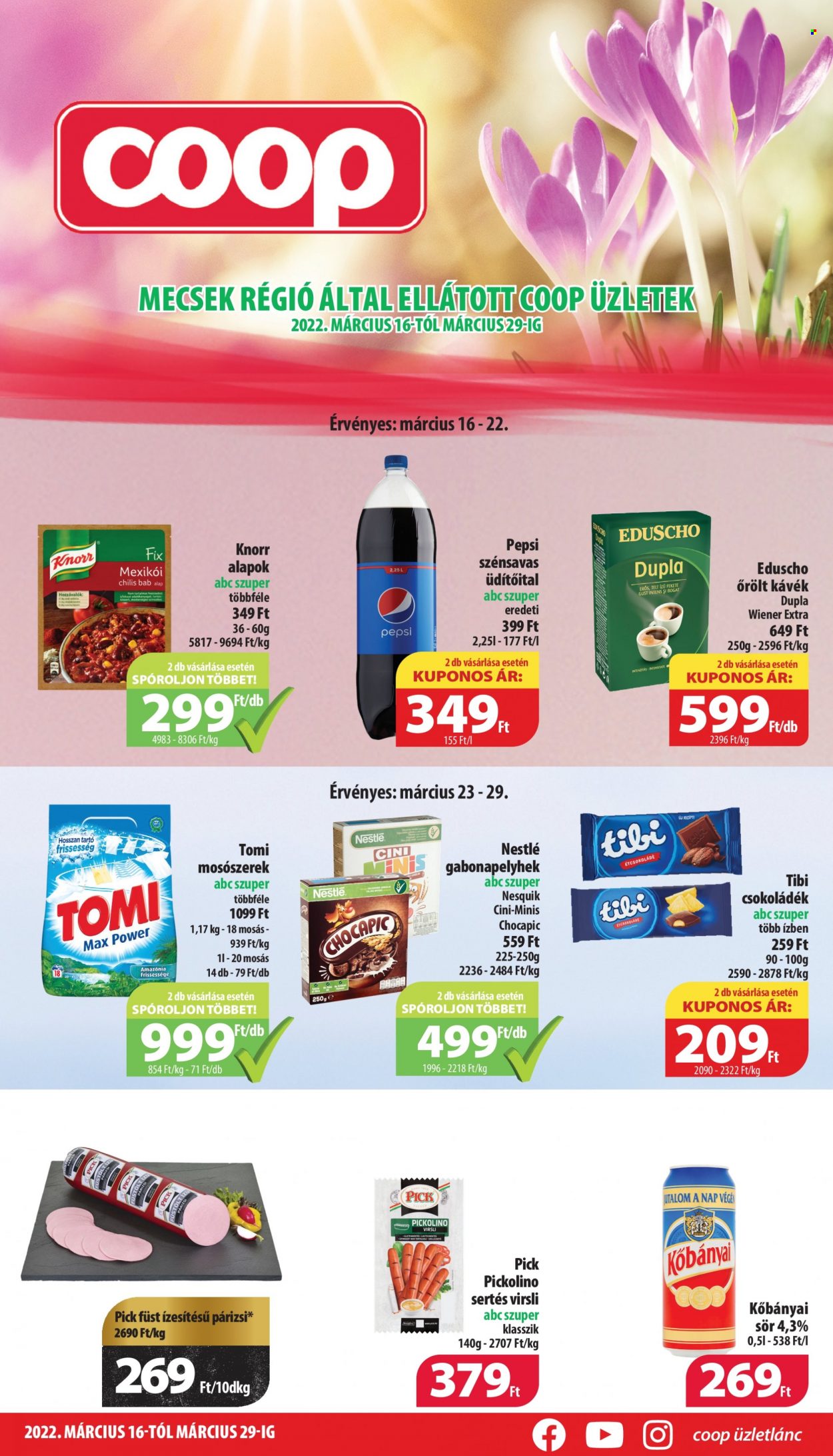 Coop akciós újságok - 2022.03.16 - 2022.03.29. Oldal 1
