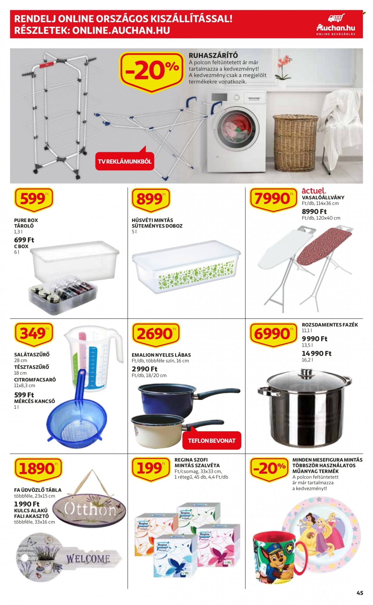 Auchan akciós újságok - 2022.03.17 - 2022.03.23. Oldal 45