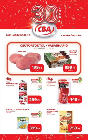 Újság CBA - 2022.03.17 - 2022.03.23.