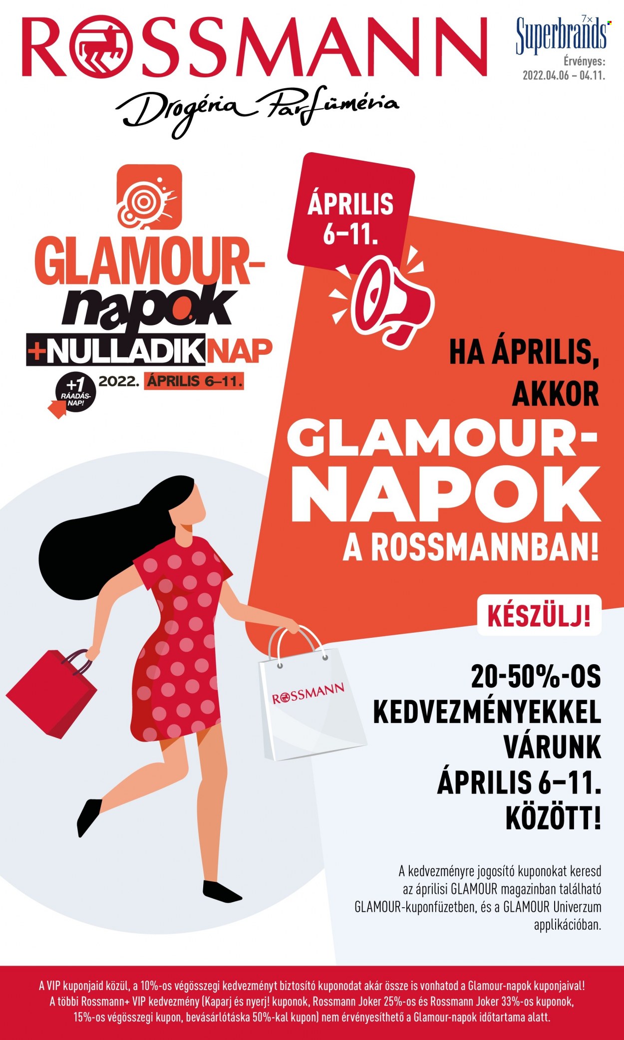 Rossmann akciós újságok - 2022.04.06 - 2022.04.11. Oldal 1