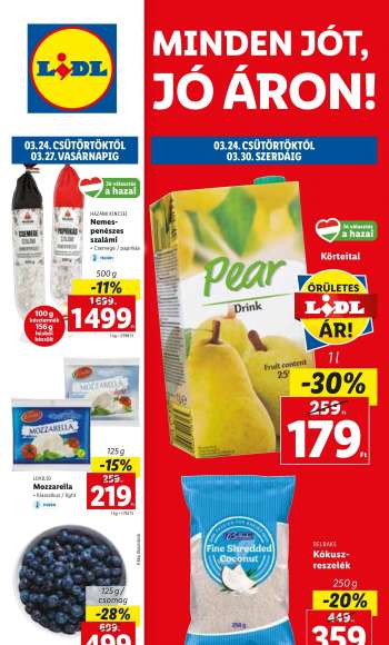 Újság Lidl - 2022.03.24 - 2022.03.30.