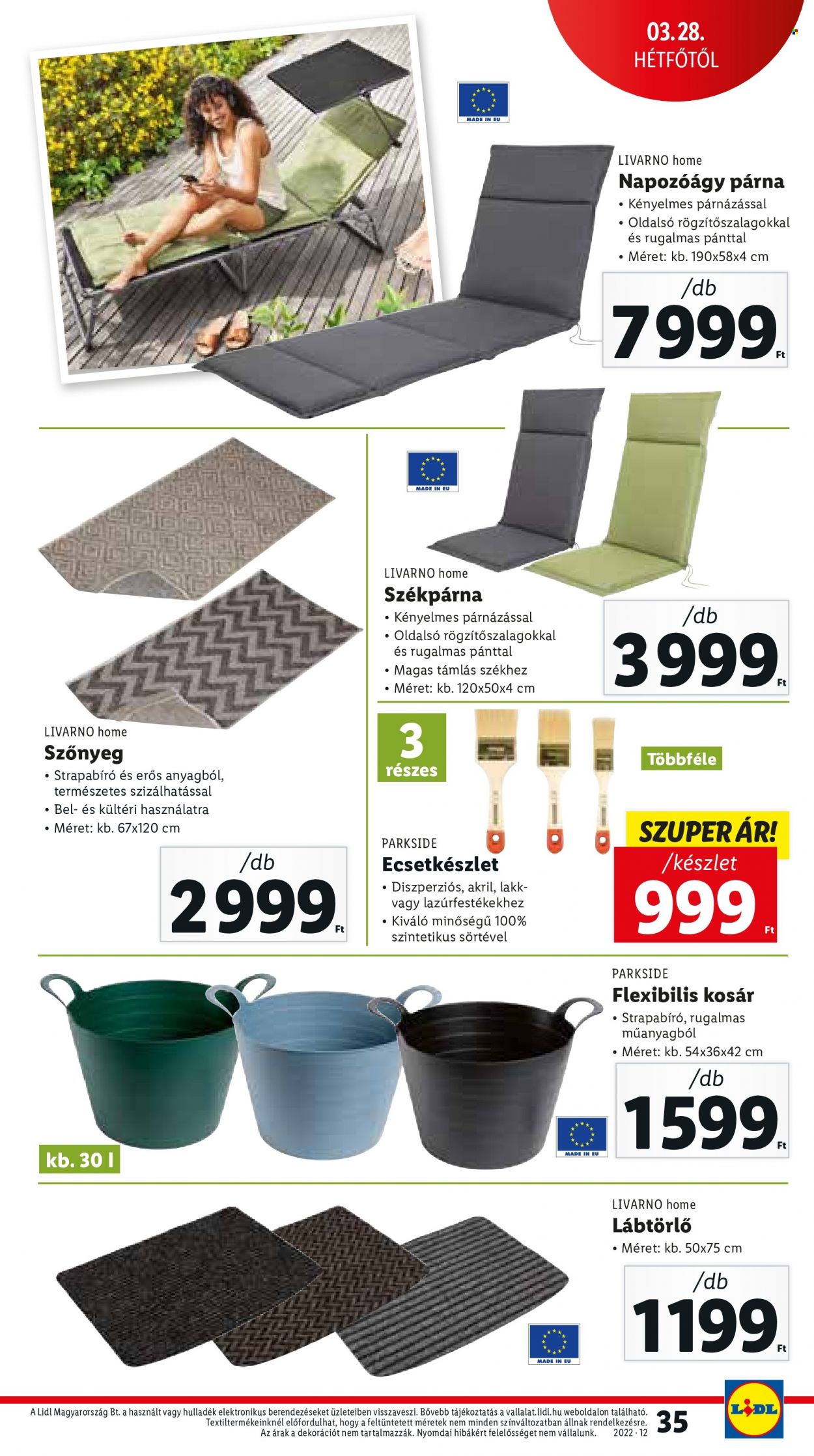 Lidl akciós újságok - 2022.03.24 - 2022.03.30. Oldal 35