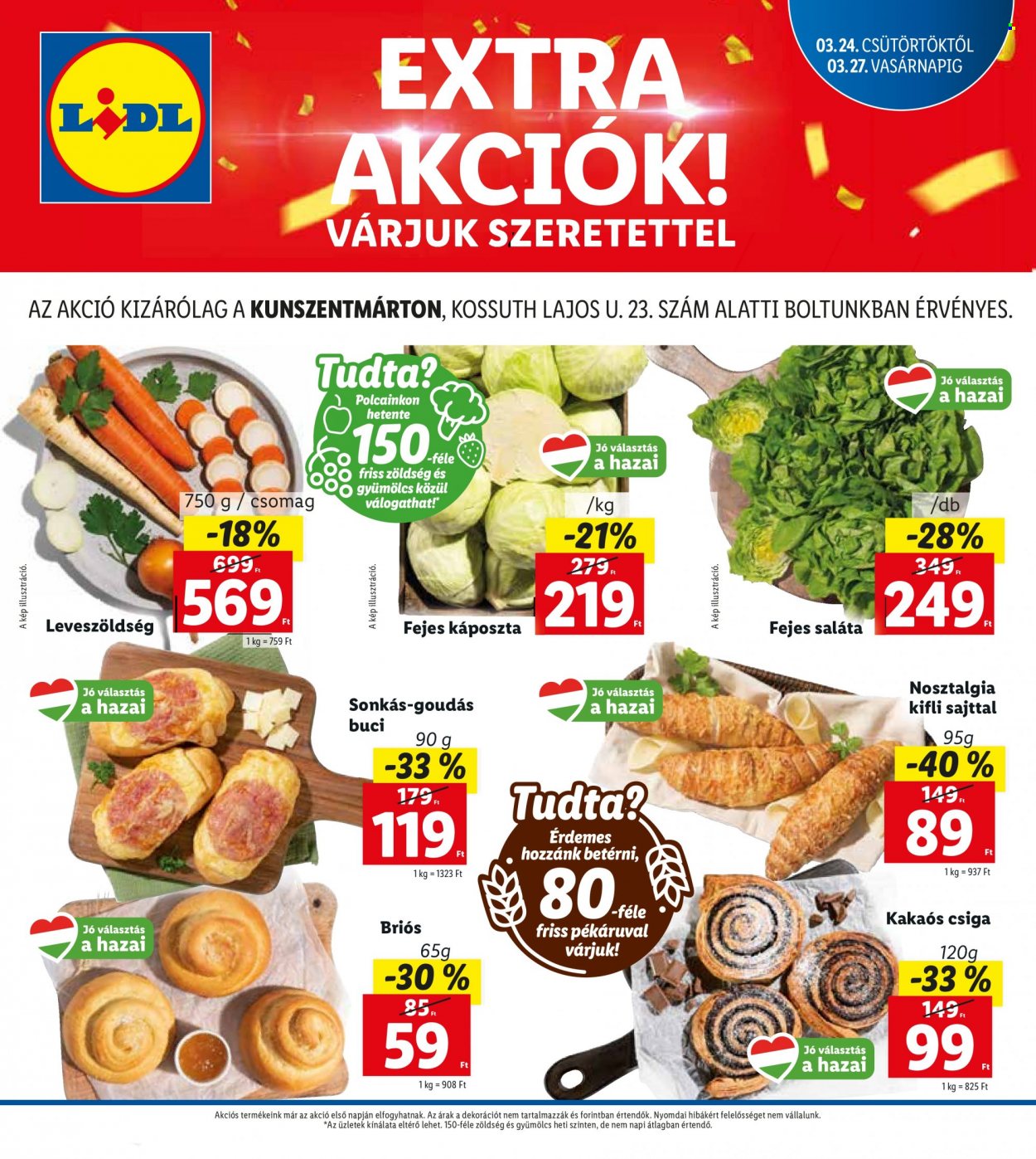 Lidl akciós újságok - 2022.03.24 - 2022.03.27. Oldal 1