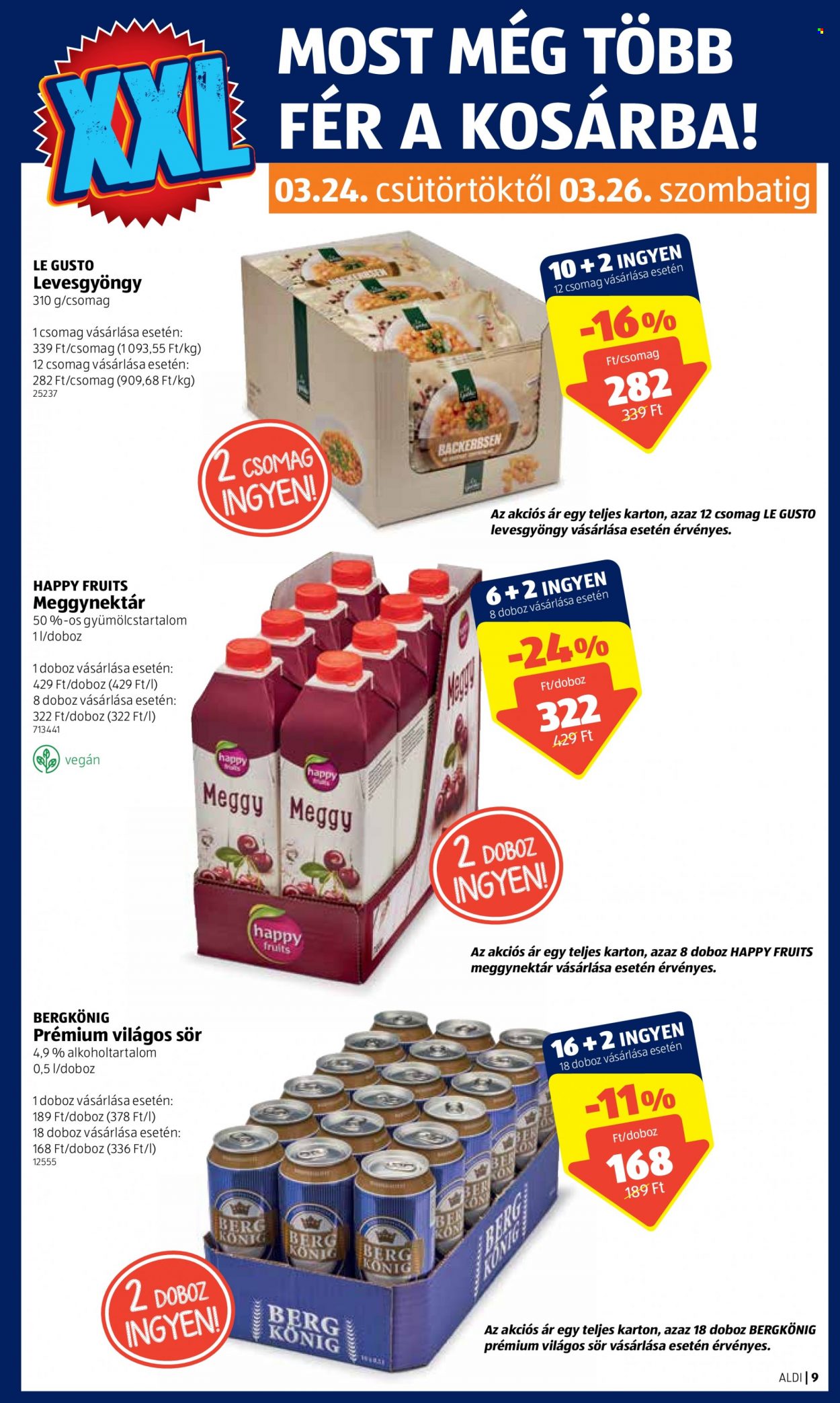 Aldi akciós újságok - 2022.03.24 - 2022.03.30. Oldal 9