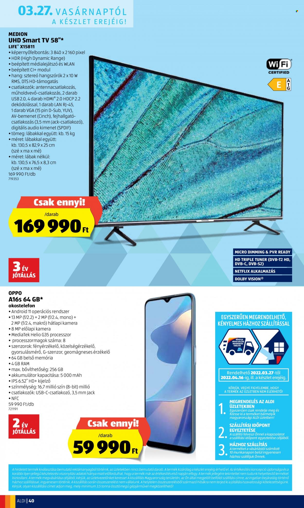 Aldi akciós újságok - 2022.03.24 - 2022.03.30. Oldal 40