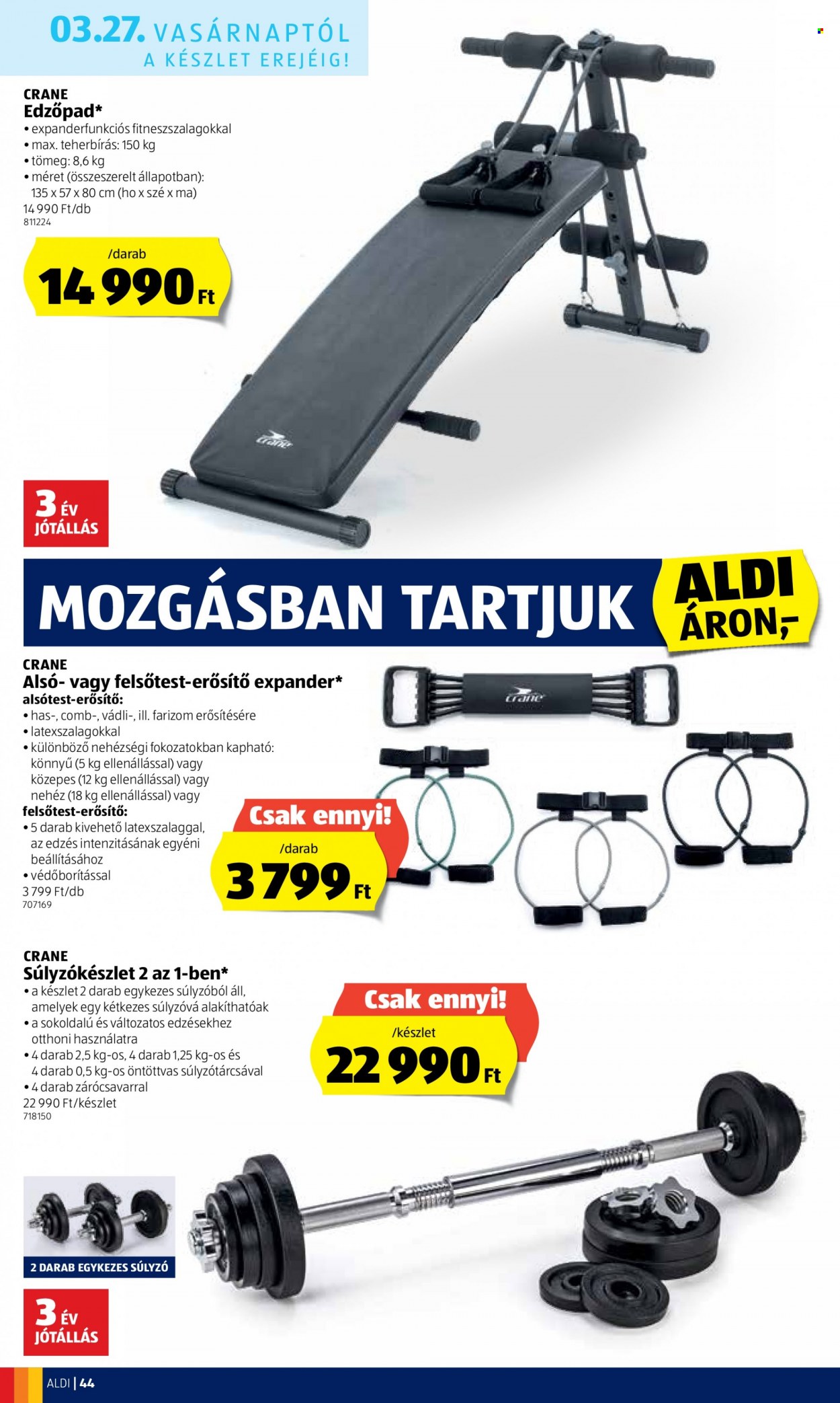 Aldi akciós újságok - 2022.03.24 - 2022.03.30. Oldal 44