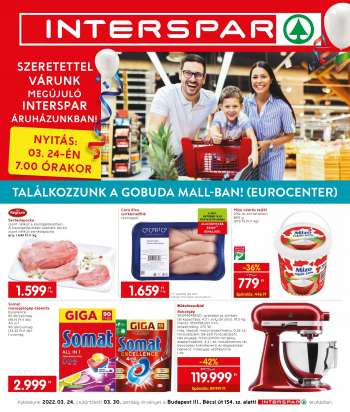 Újság INTERSPAR - 2022.03.24 - 2022.03.30.