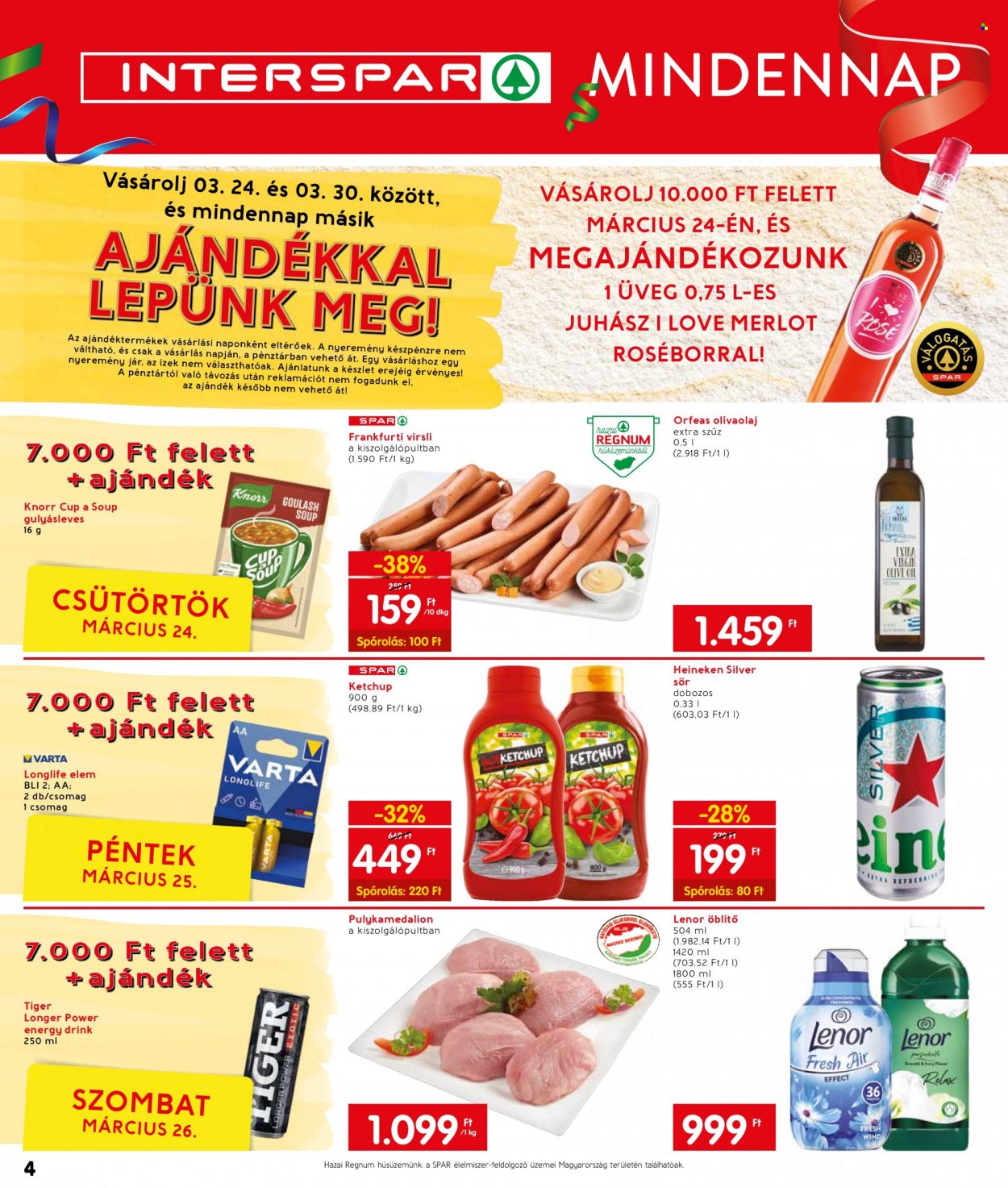 INTERSPAR akciós újságok - 2022.03.24 - 2022.03.30. Oldal 4