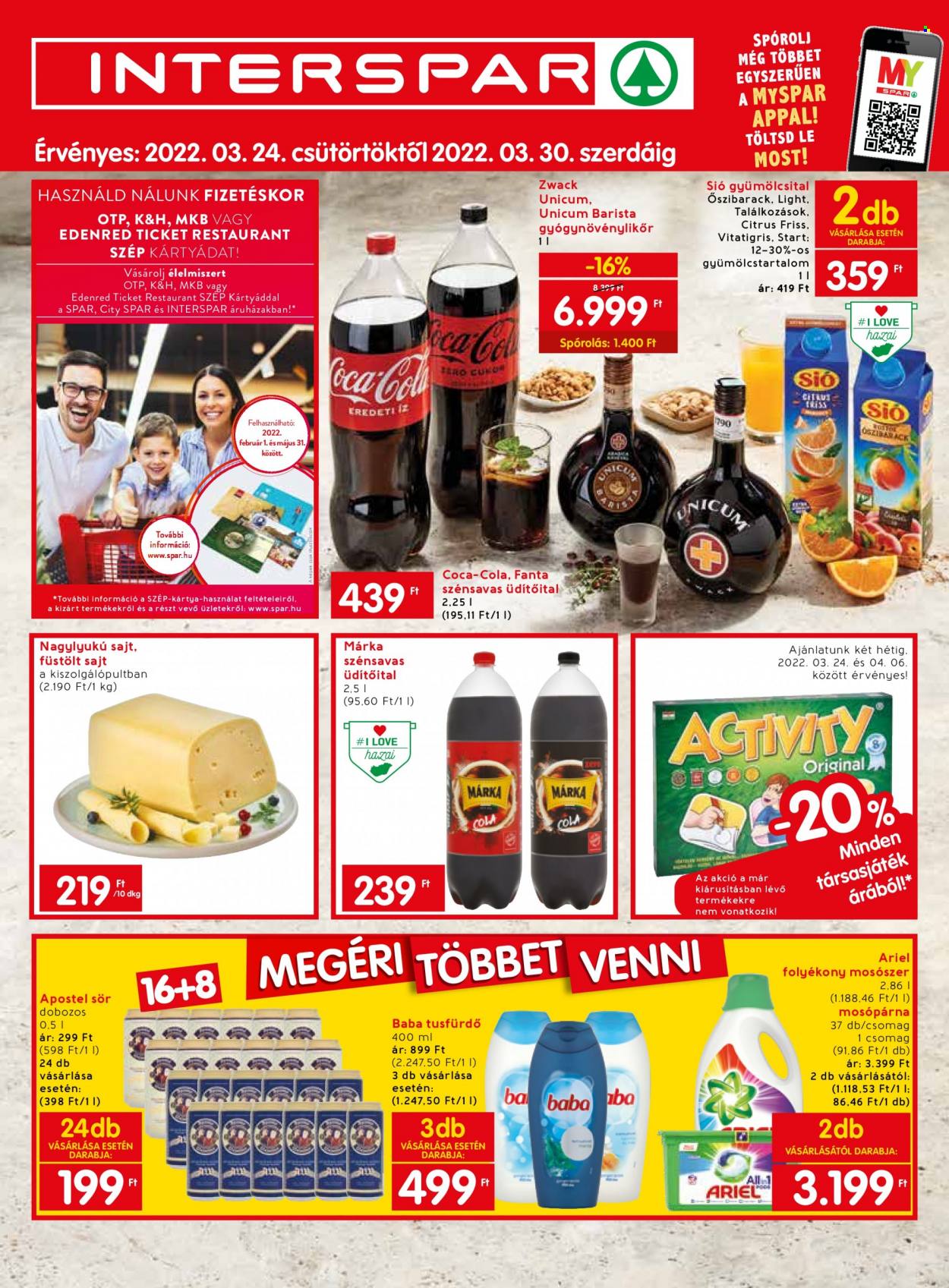 INTERSPAR akciós újságok - 2022.03.24 - 2022.03.30. Oldal 1