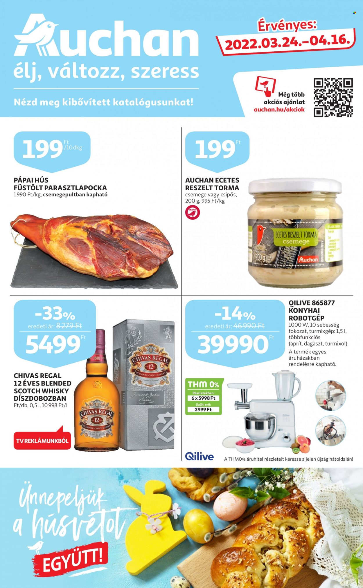 Auchan akciós újságok - 2022.03.24 - 2022.04.16. Oldal 1