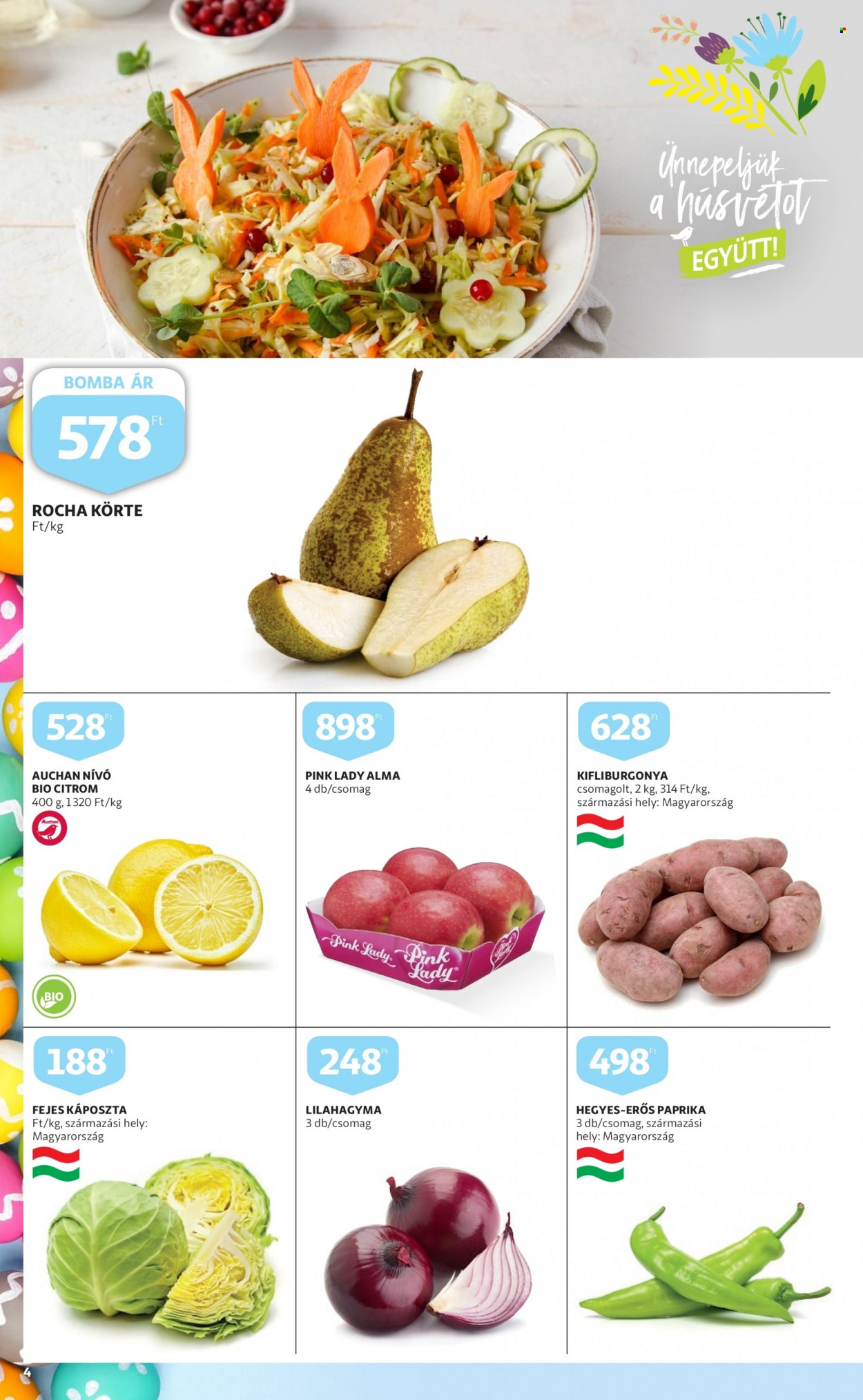 Auchan akciós újságok - 2022.03.24 - 2022.04.16. Oldal 4