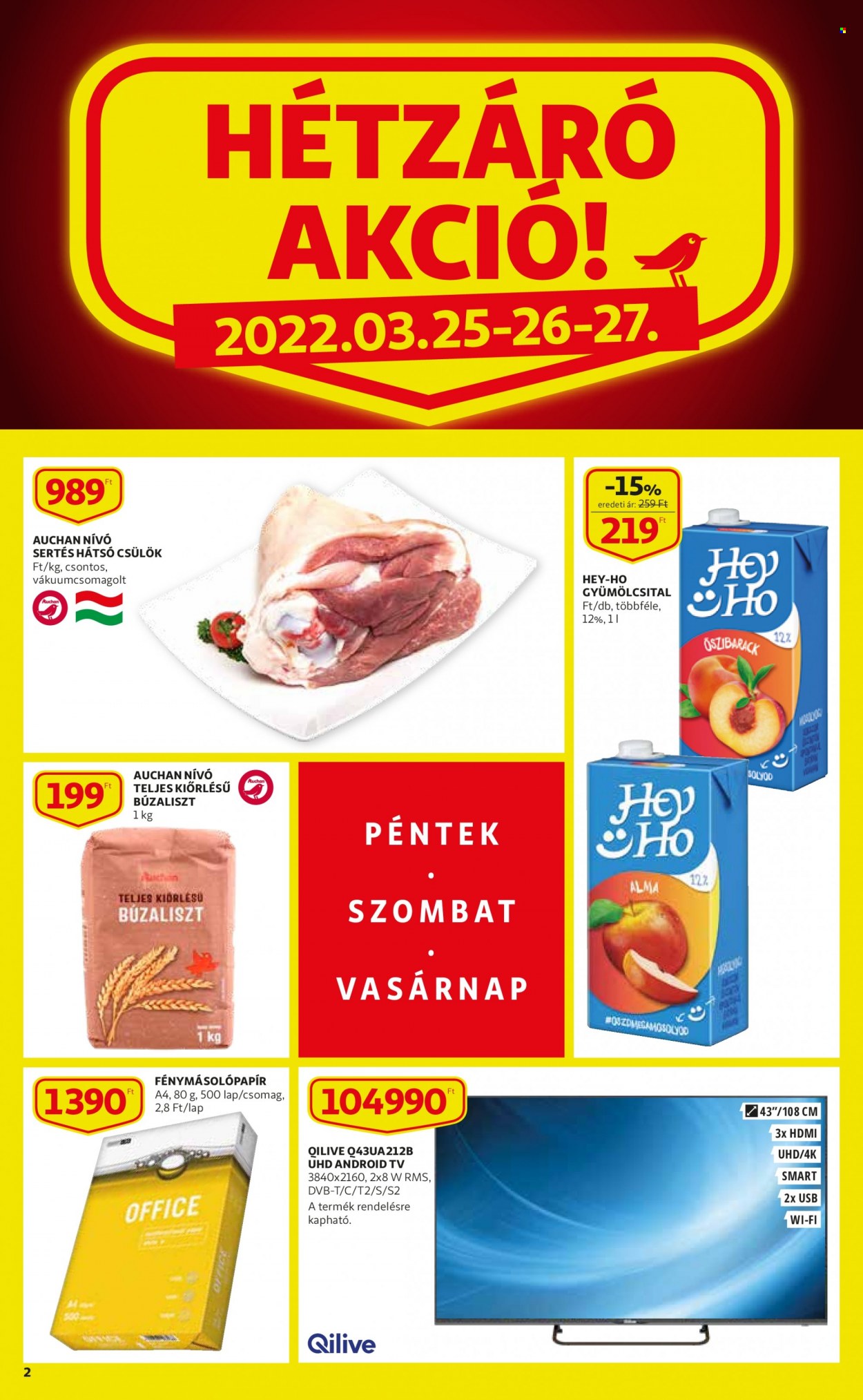 Auchan akciós újságok - 2022.03.24 - 2022.03.30. Oldal 2