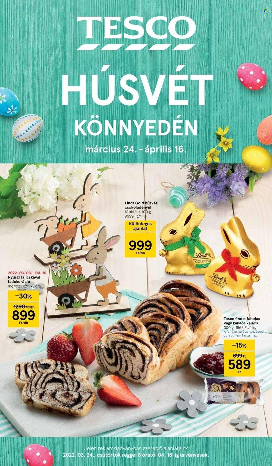 TESCO akciós újságok - 2022.03.24 - 2022.04.16. Oldal 1