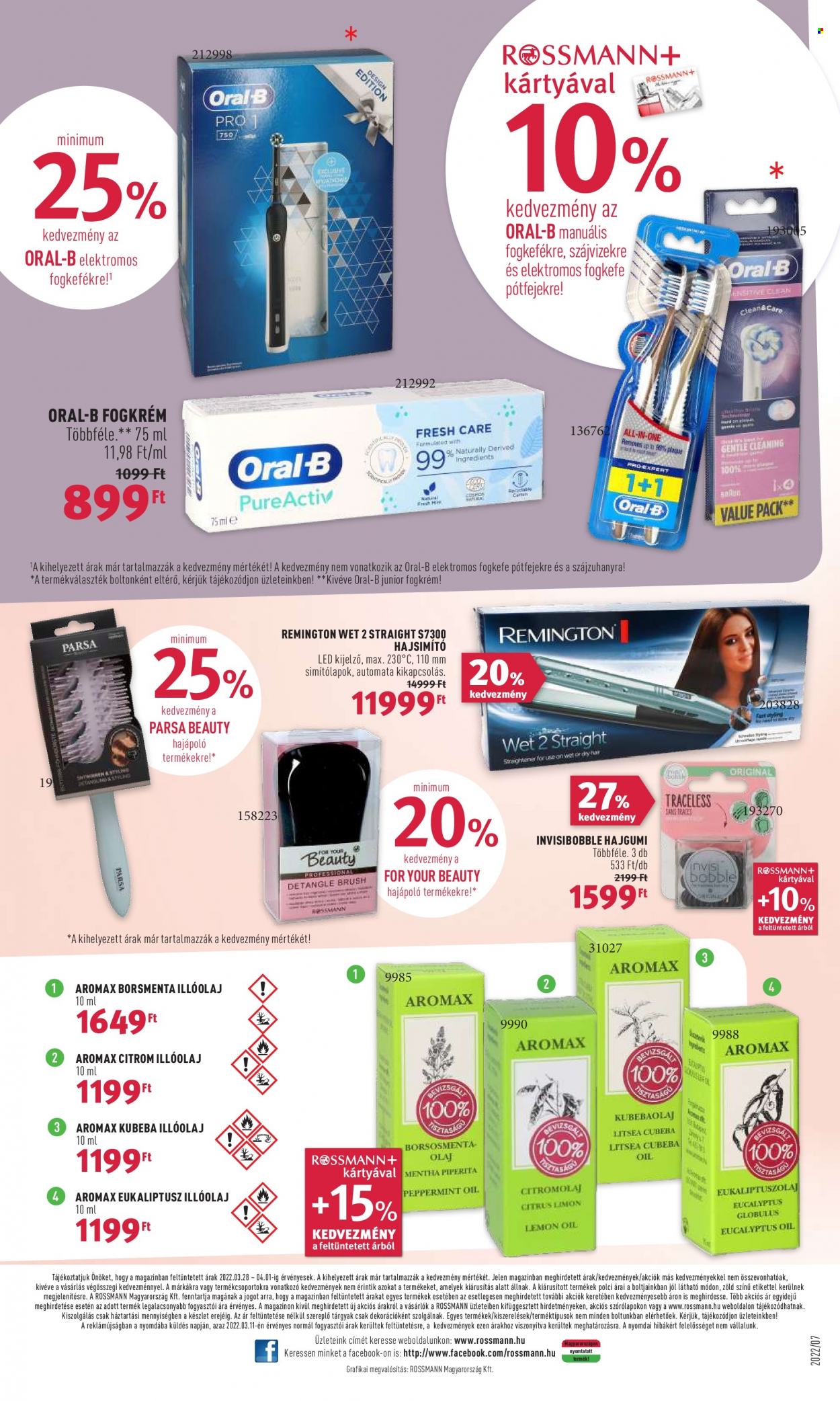 Rossmann akciós újságok - 2022.03.28 - 2022.04.01. Oldal 16