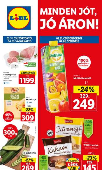 Újság Lidl - 2022.03.31 - 2022.04.06.