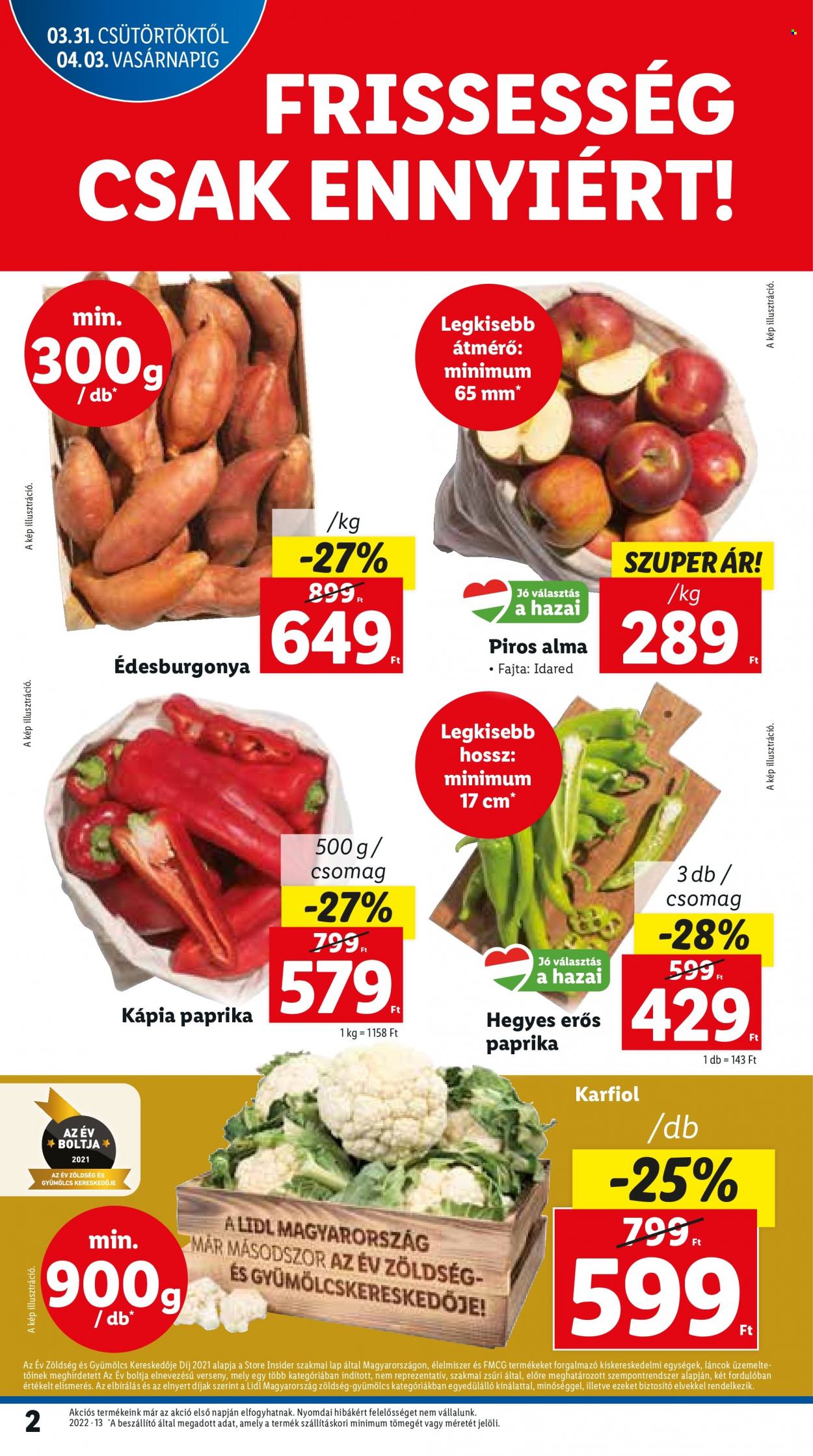 Lidl akciós újságok - 2022.03.31 - 2022.04.06. Oldal 2