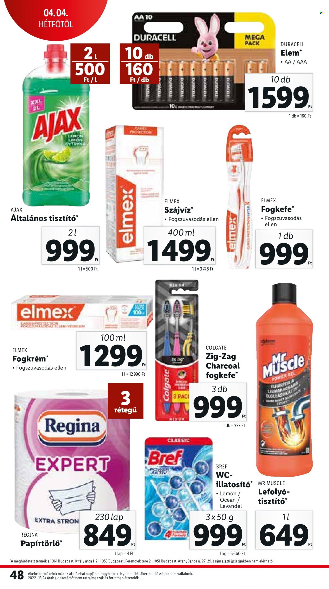 Lidl akciós újságok - 2022.03.31 - 2022.04.06. Oldal 48