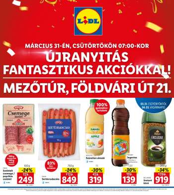 Újság Lidl - 2022.03.31 - 2022.04.03.